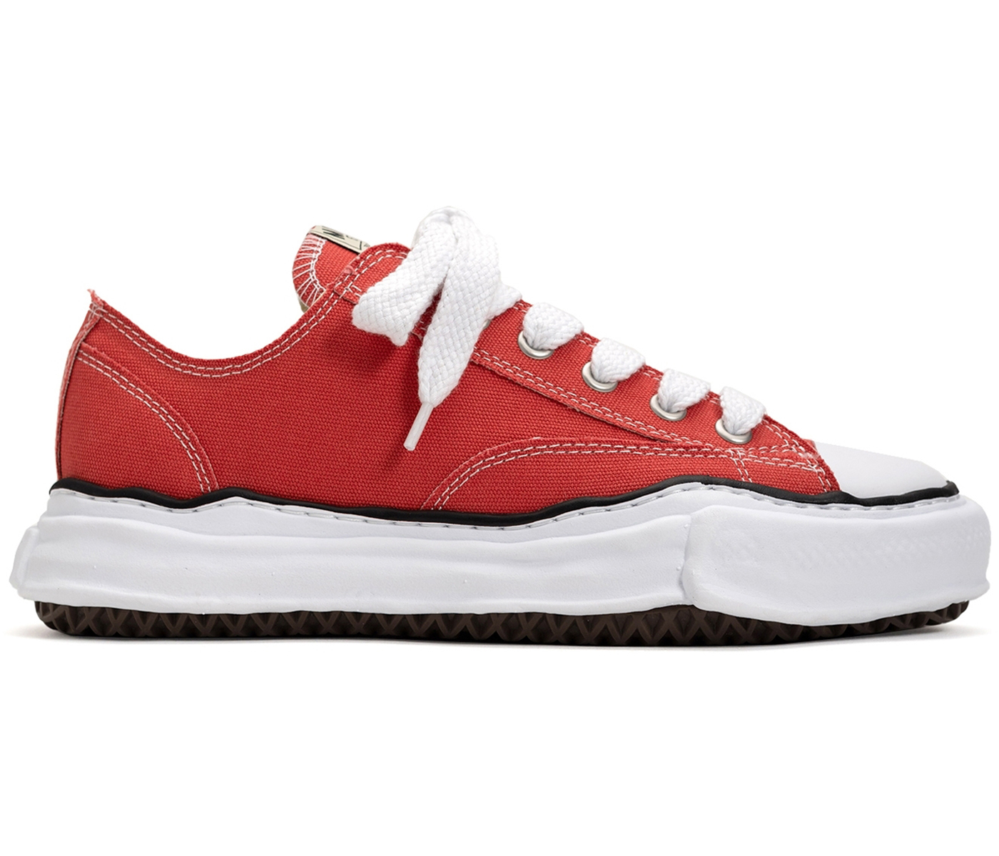 Maison Mihara Yasuhiro Peterson OG Sole Canvas Low Orange - vstockx