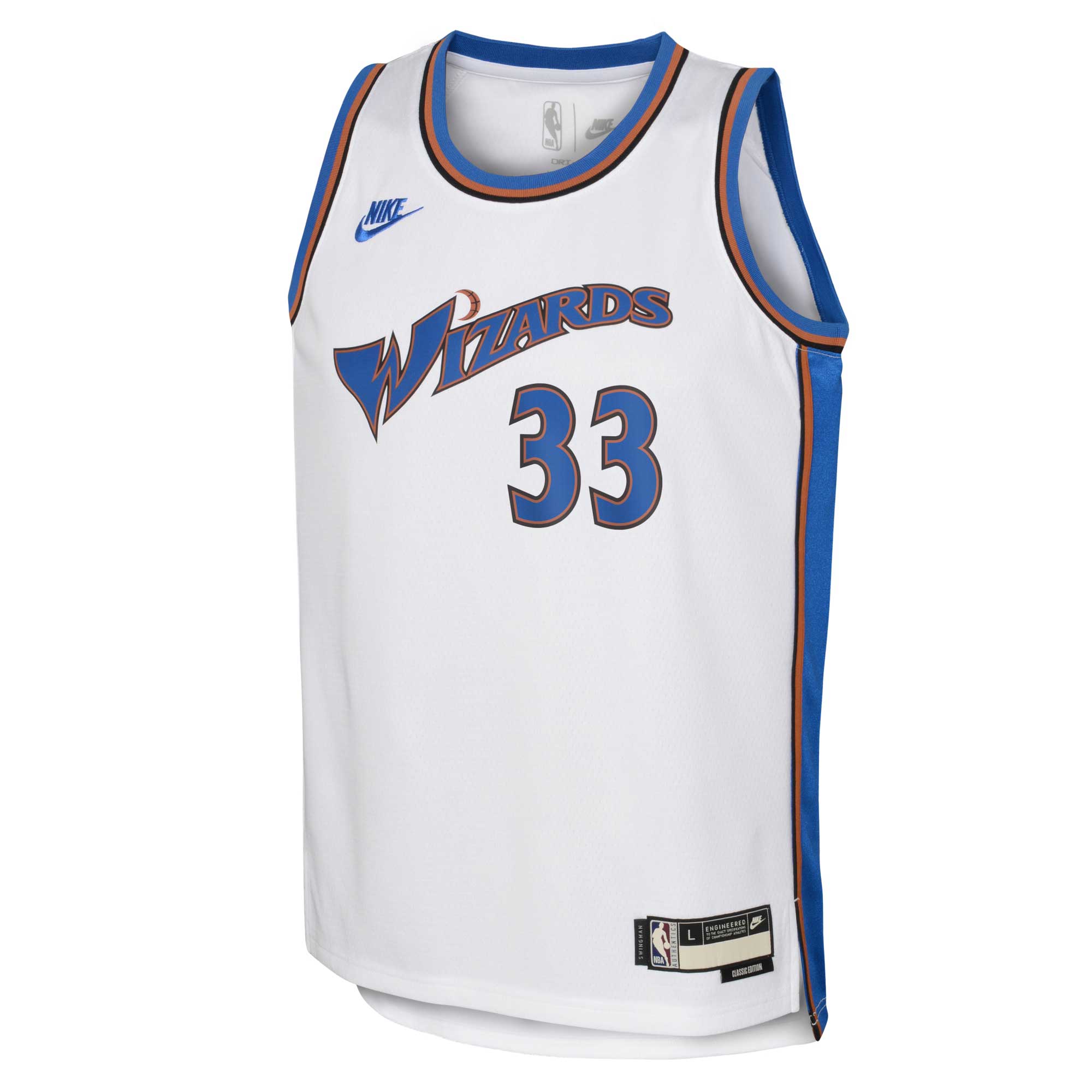 Kyle Kuzma Washington Wizards Nike Youth 2022/23 Swingman Jersey White - Classic Edition - vstockx