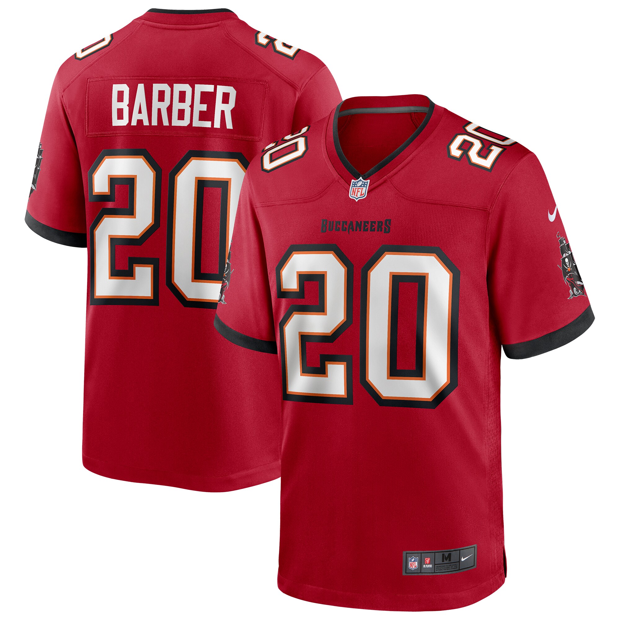 Ronde Barber Tampa Bay Buccaneers Nike Game Retired Player Jersey - Red - vstockx