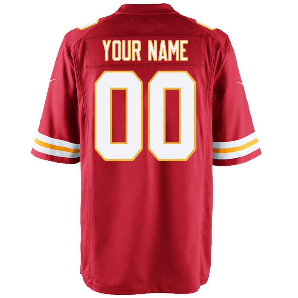 Kansas City Chiefs Nike Youth Custom Game Jersey - Red - vstockx