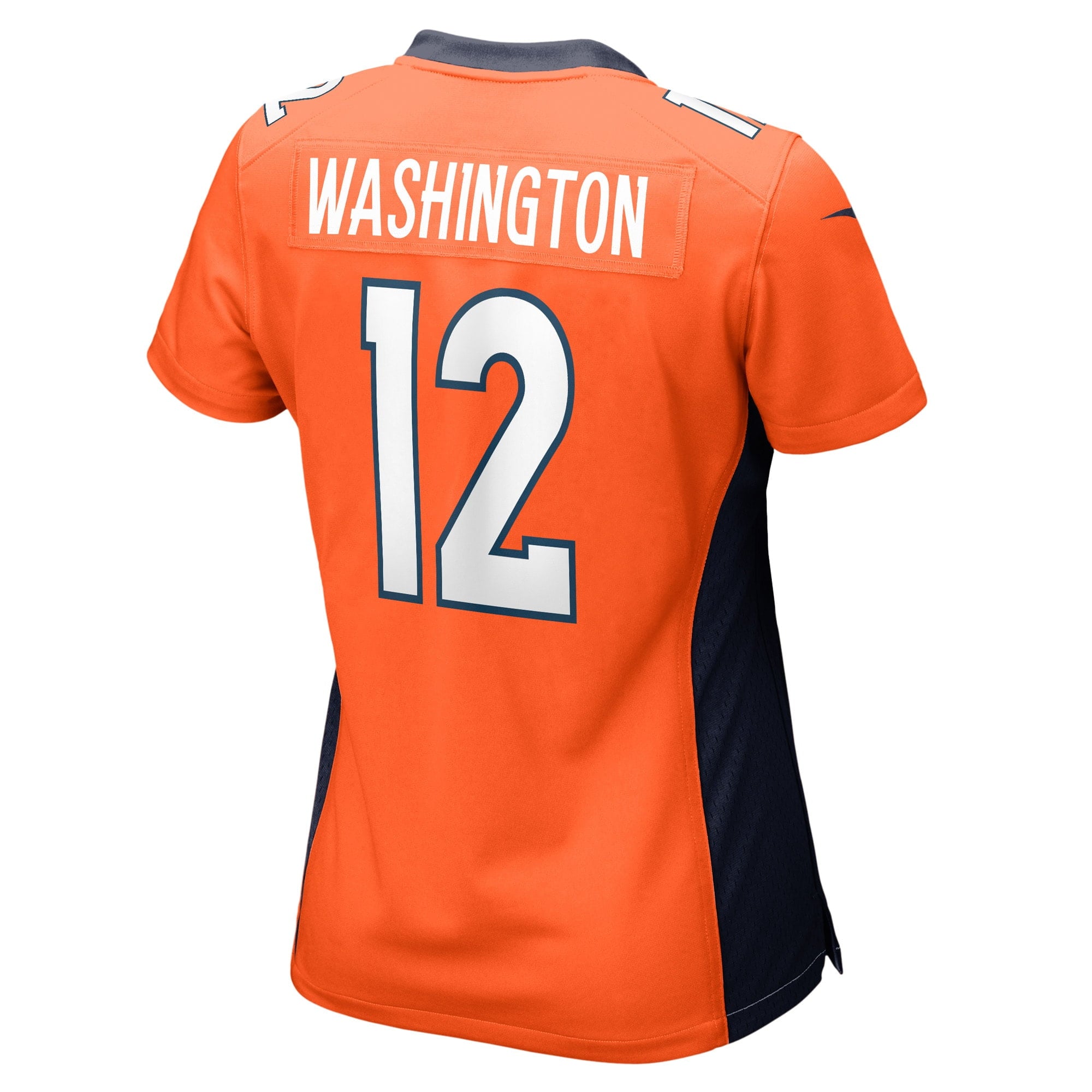 Women's Nike Montrell Washington Orange Denver Broncos Game Player Jersey - vstockx