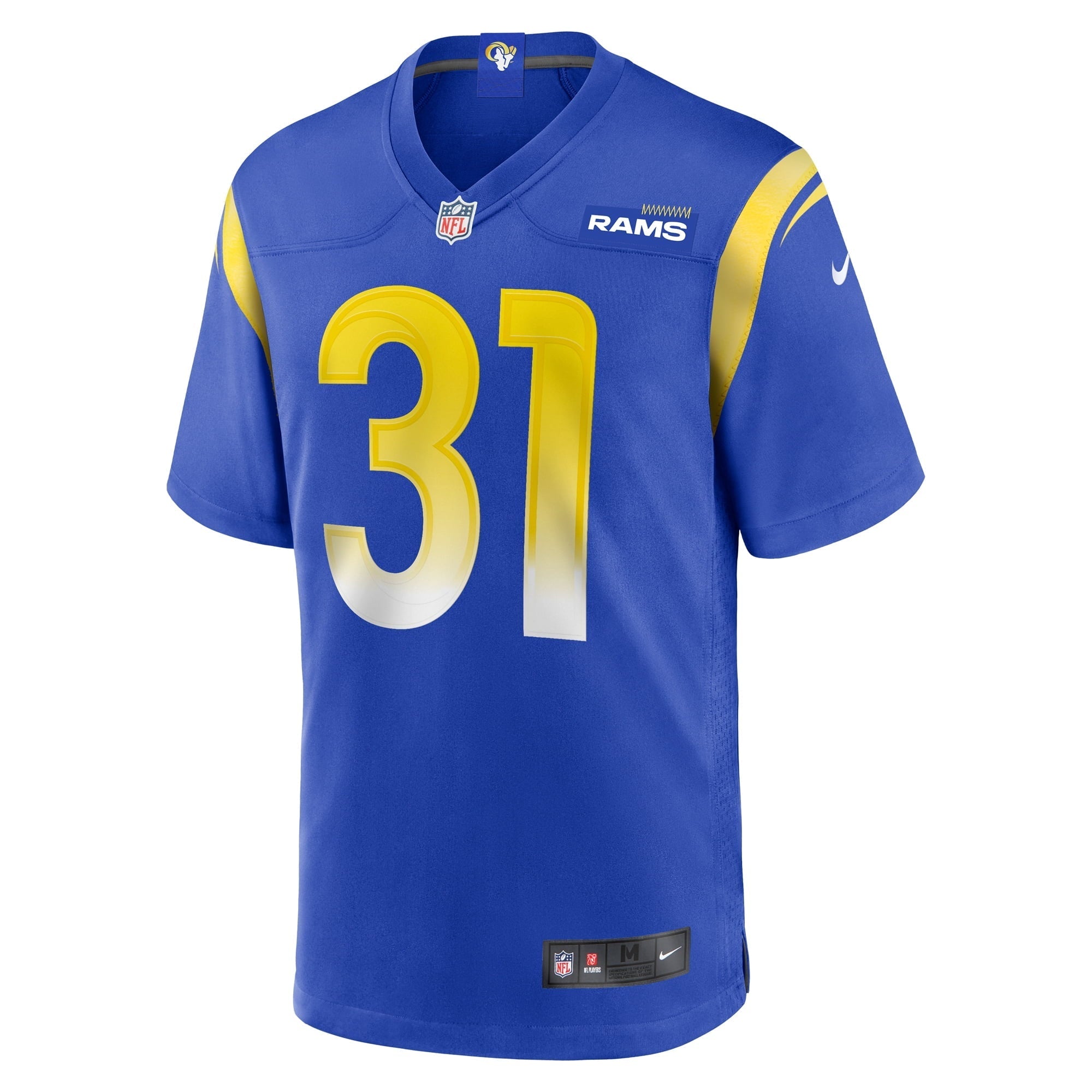 Men's Nike Nick Hampton Royal Los Angeles Rams Home Game Jersey - vstockx