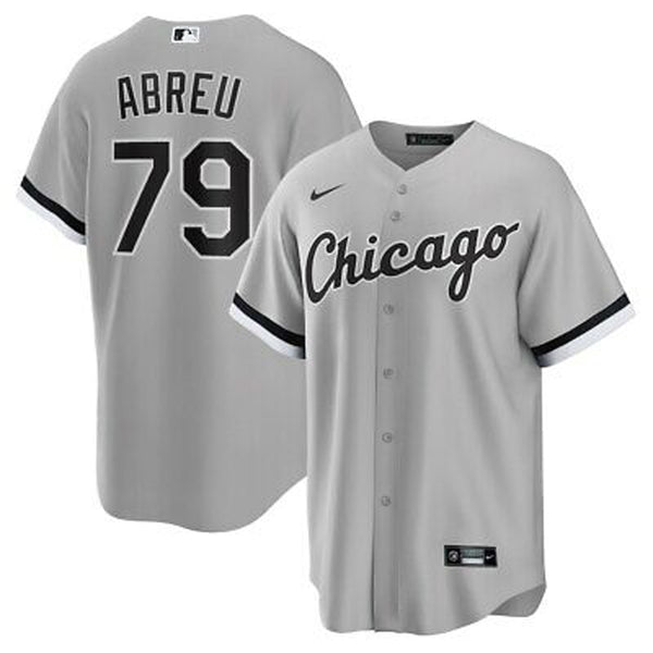 Youth Chicago White Sox Jose Abreu Cool Base Replica Jersey Grey - vstockx