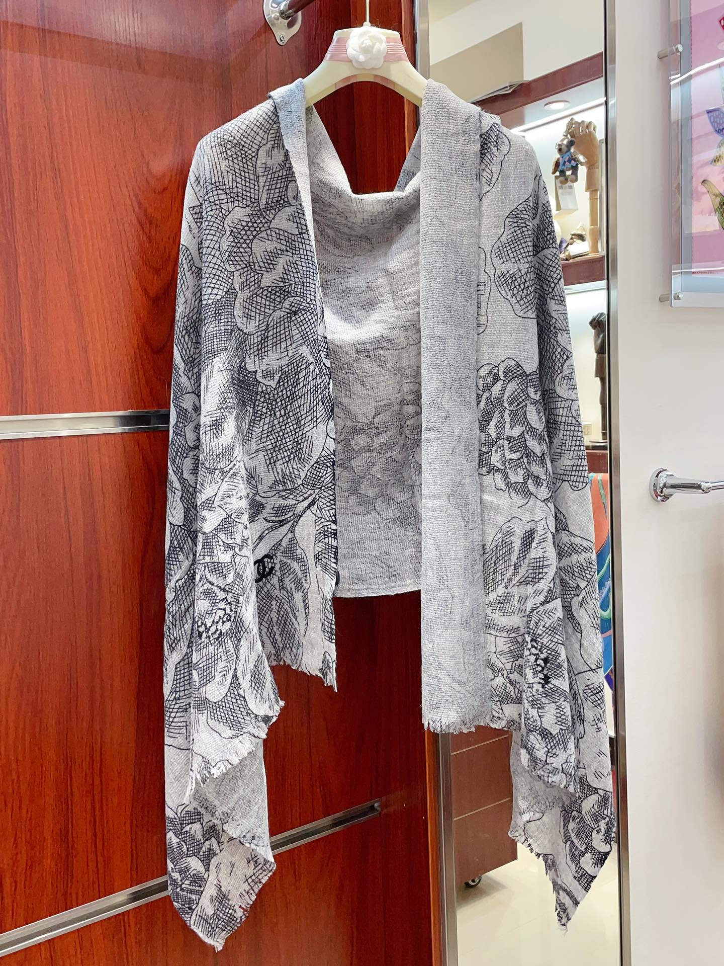 Streetwear Scarf CHANEL 328733 SIZE:70cm*180cm - vstockx