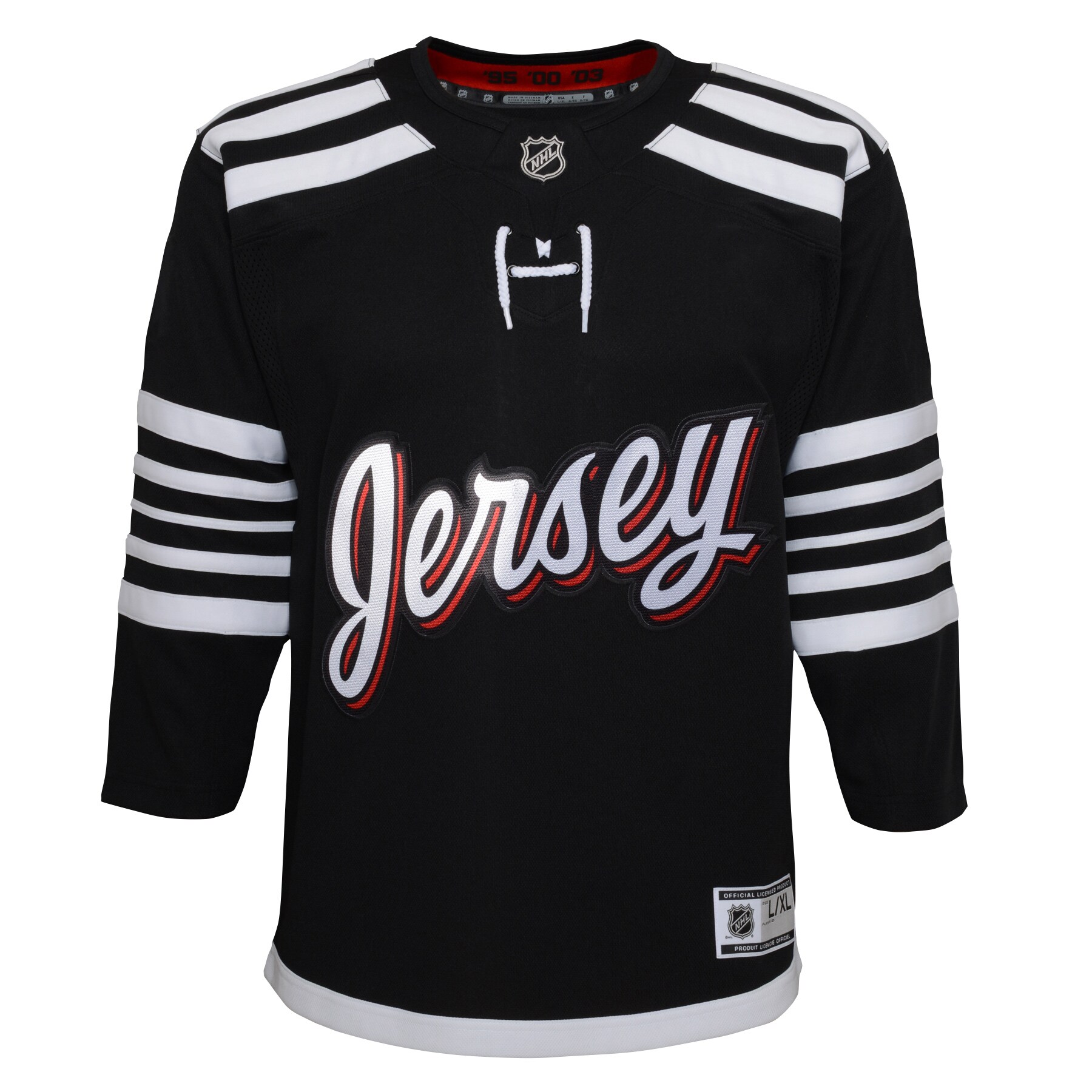 New Jersey Devils Youth 2021/22 Alternate Premier Jersey - Black - vstockx