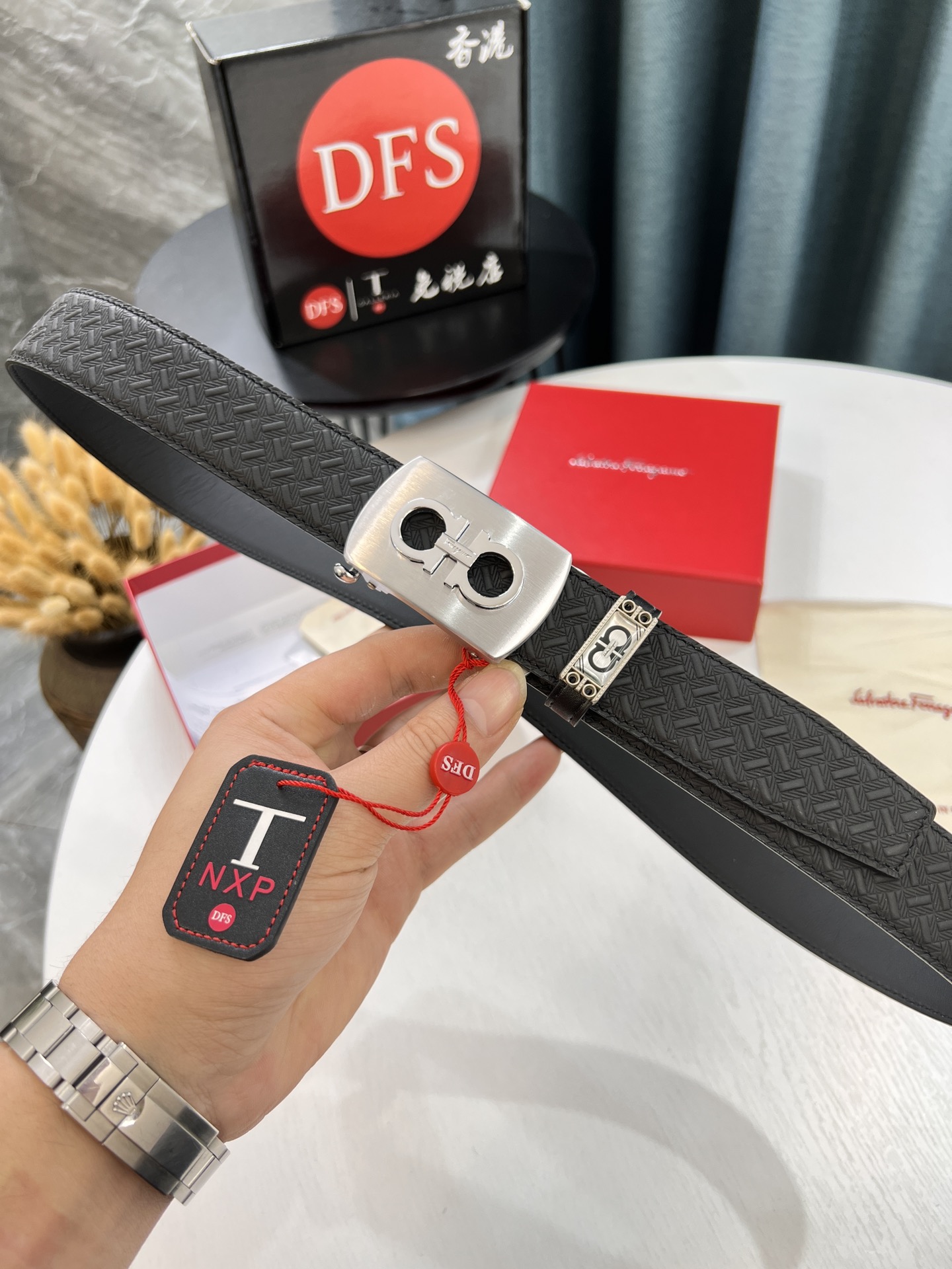 Streetwear Belt Ferragamo 319676 size:3.5cm - vstockx