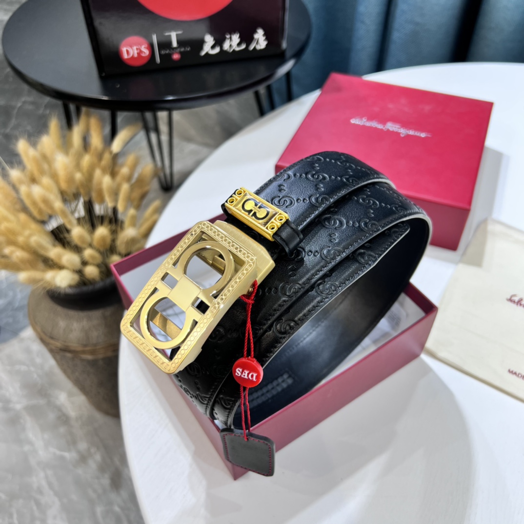 Streetwear Belt Ferragamo 319630 size:3.5cm - vstockx
