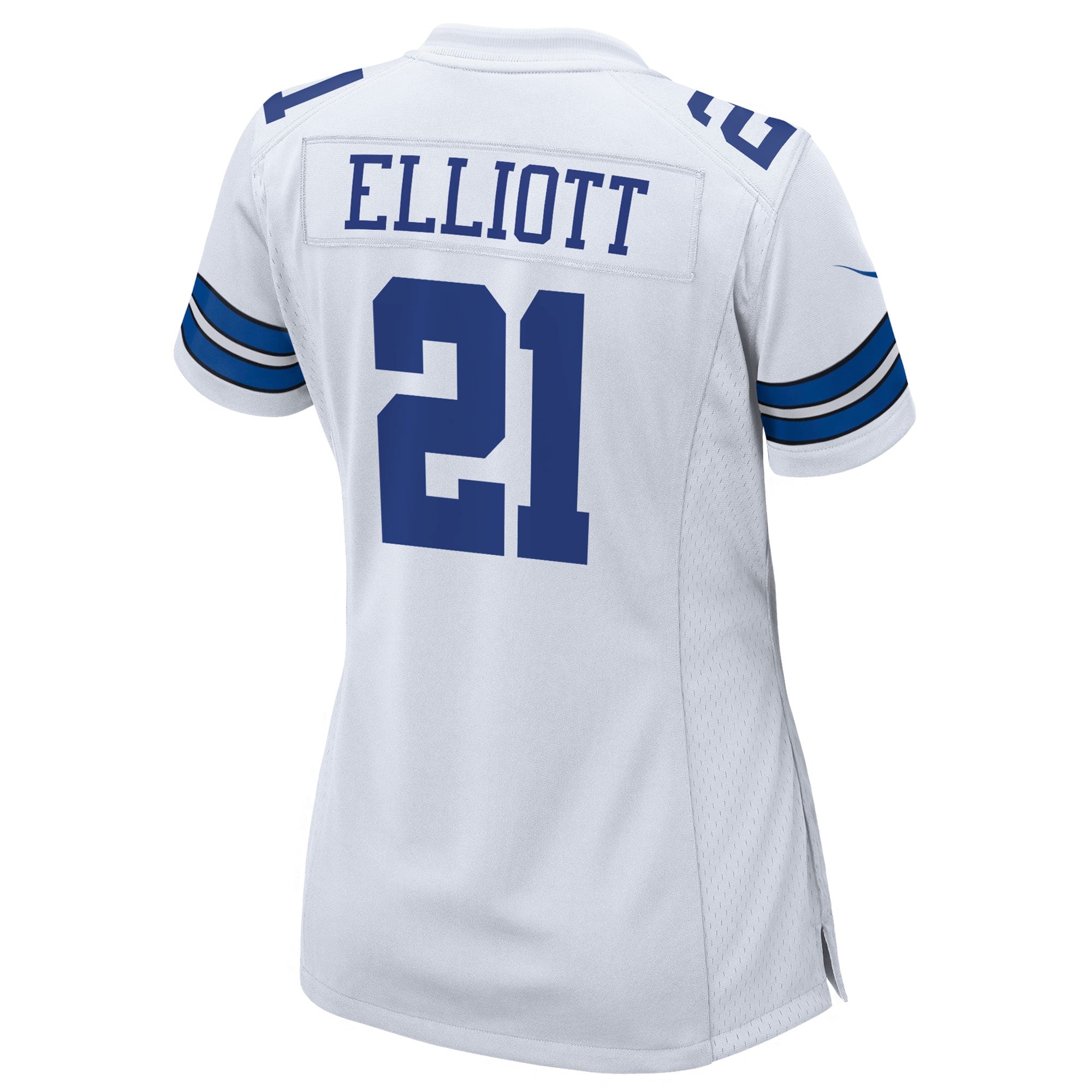 Women's Nike Ezekiel Elliott White Dallas Cowboys Team Game Jersey - vstockx