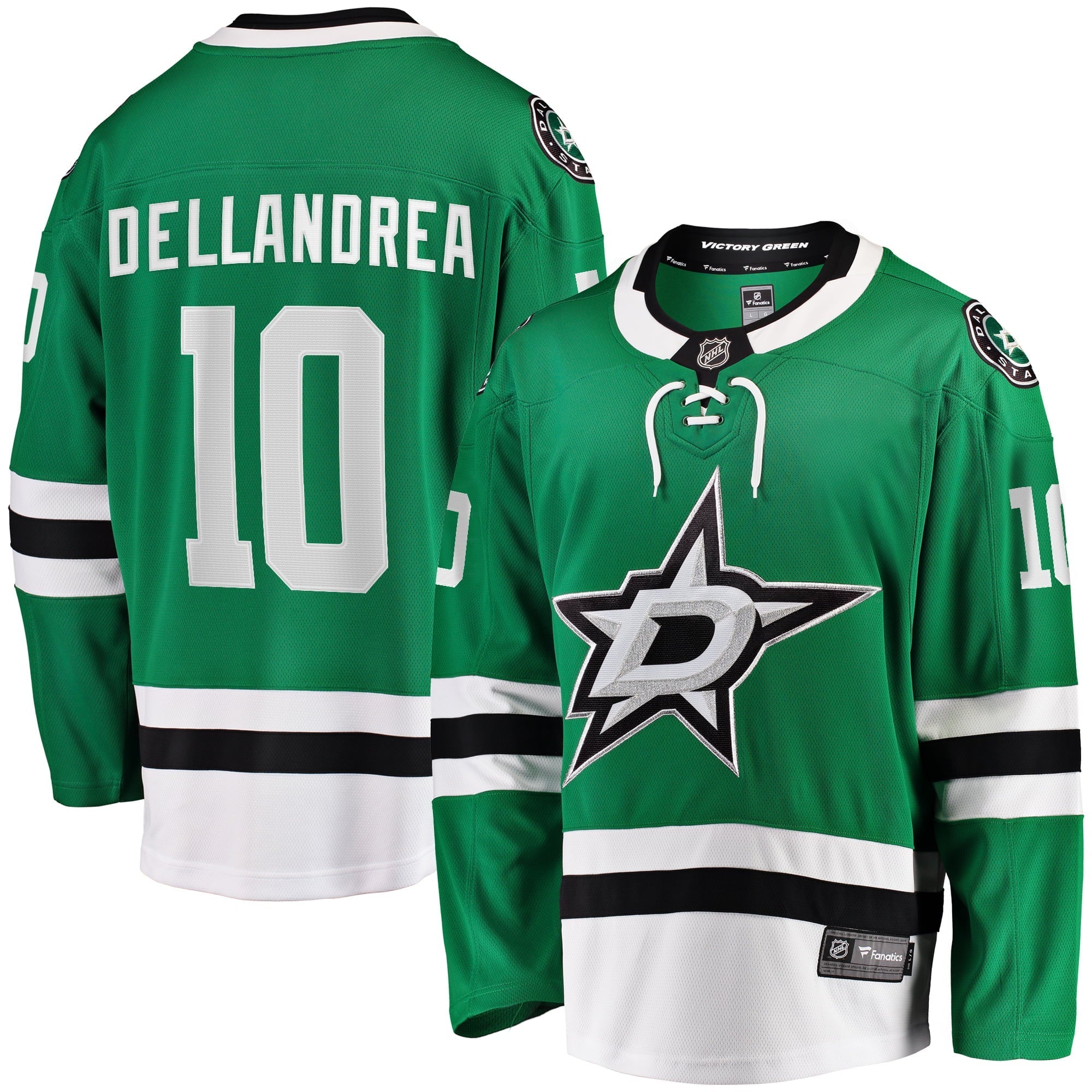 Men's Fanatics Branded Ty Dellandrea Kelly Green Dallas Stars Home Breakaway Player Jersey - vstockx