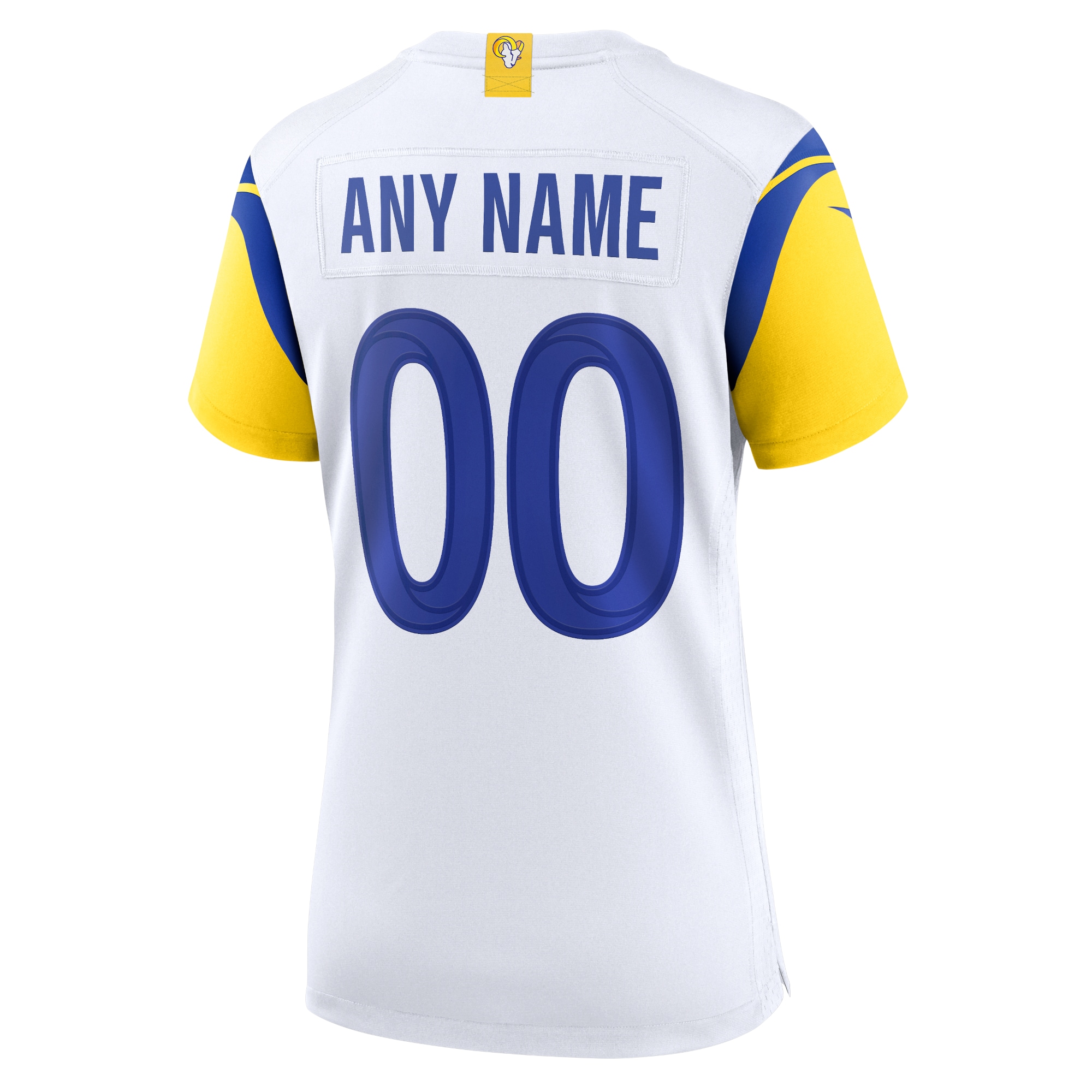 Los Angeles Rams Nike Women's Alternate Custom Jersey - White - vstockx