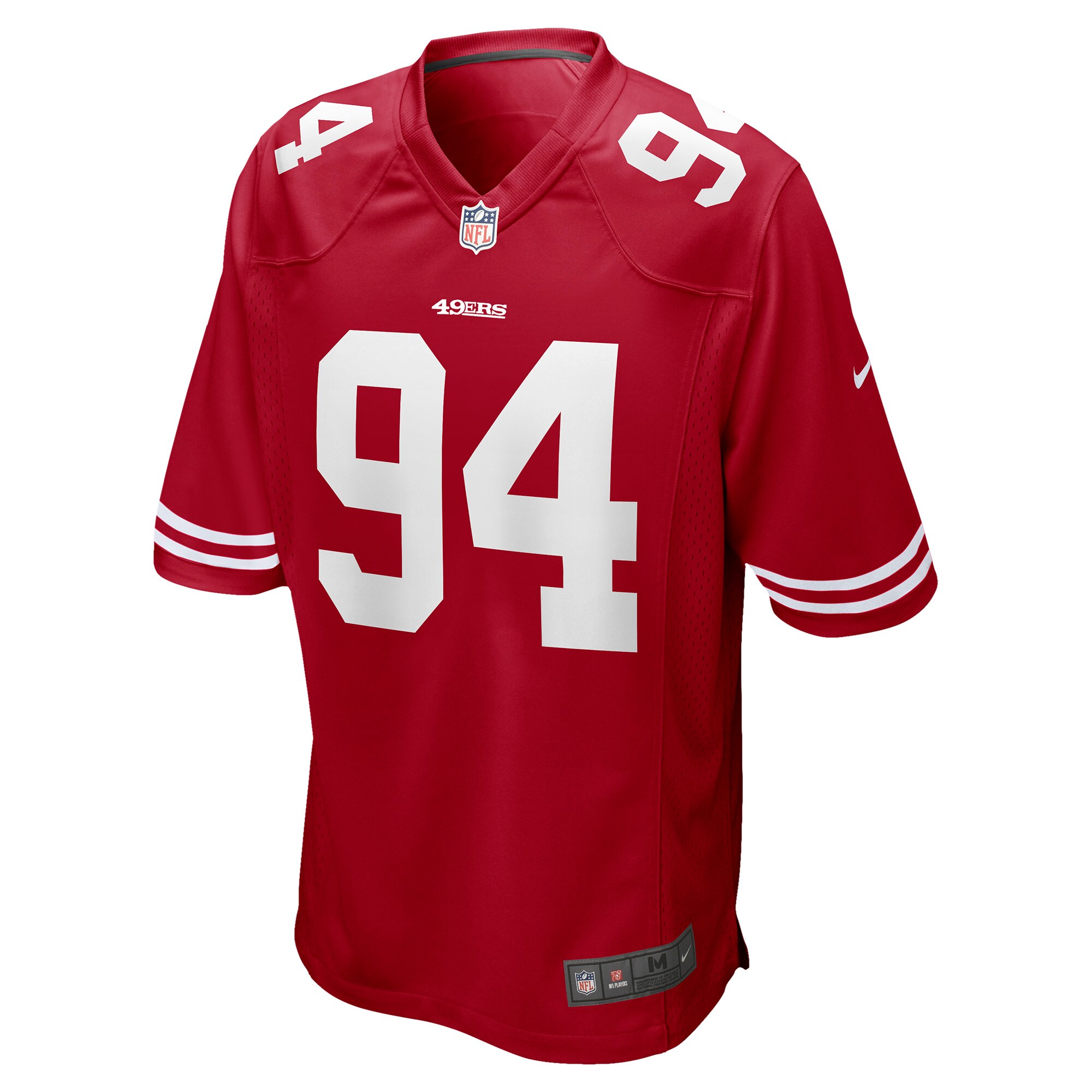 Jordans Willis San Francisco 49ers Nike Game Player Jersey - Scarlet - vstockx
