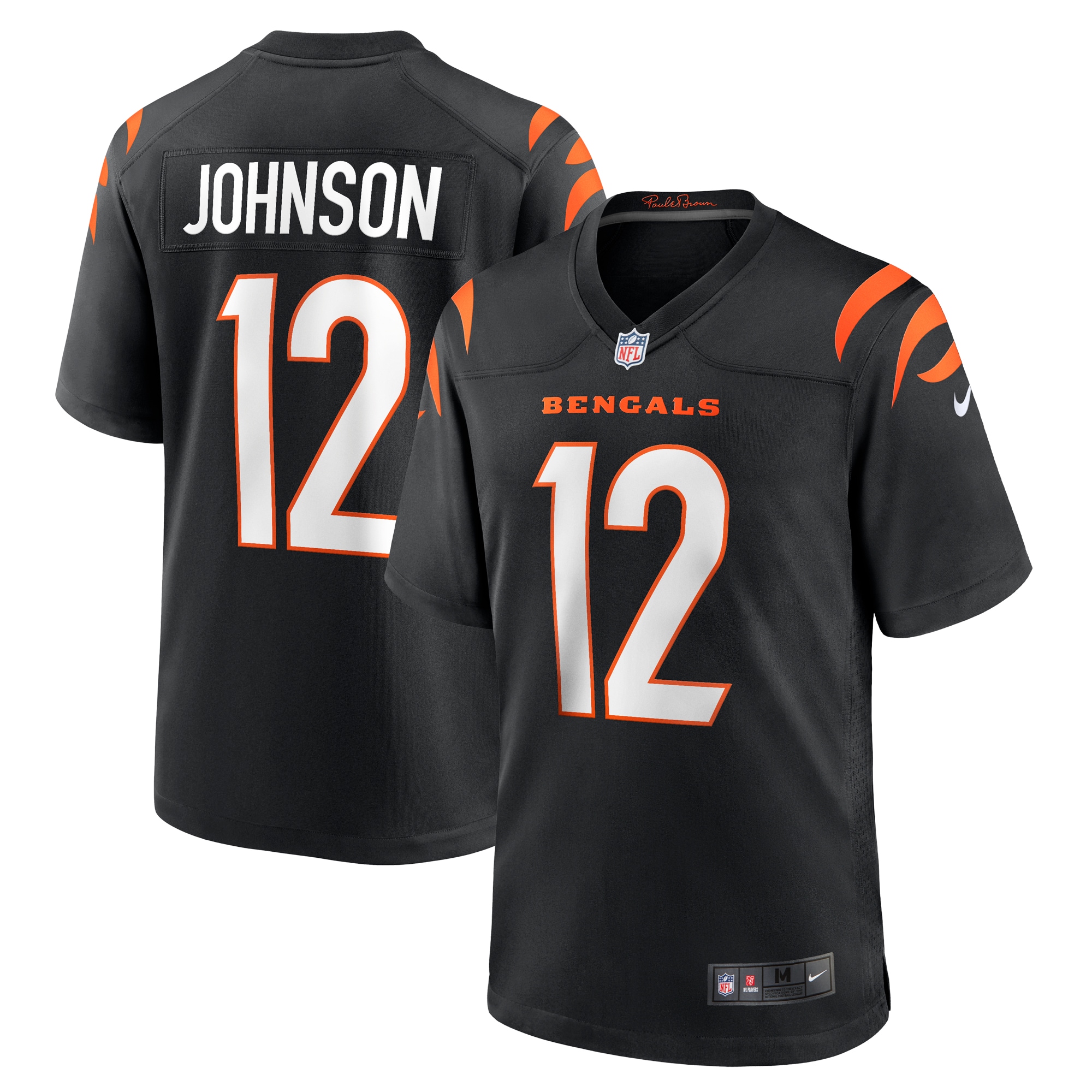 Tyron Johnson Cincinnati Bengals Nike Home Game Player Jersey - Black - vstockx