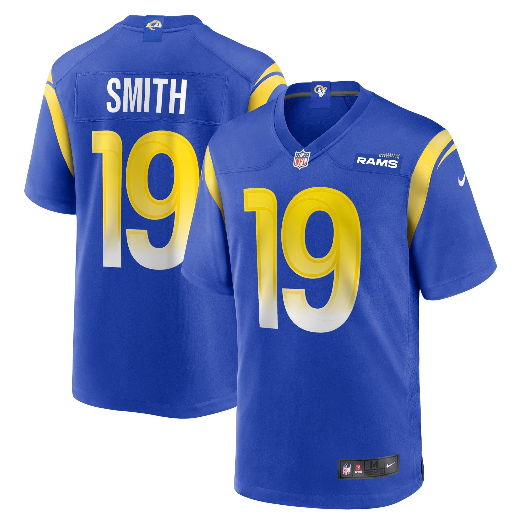 Men's Nike Xavier Smith Royal Los Angeles Rams Home Game Jersey - vstockx