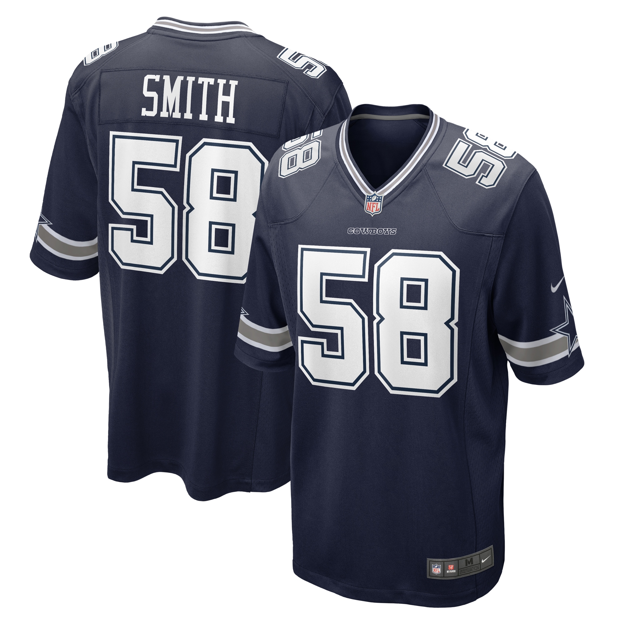 Mazi Smith Dallas Cowboys Nike 2023 NFL Draft First Round Pick Game Jersey - Navy - vstockx