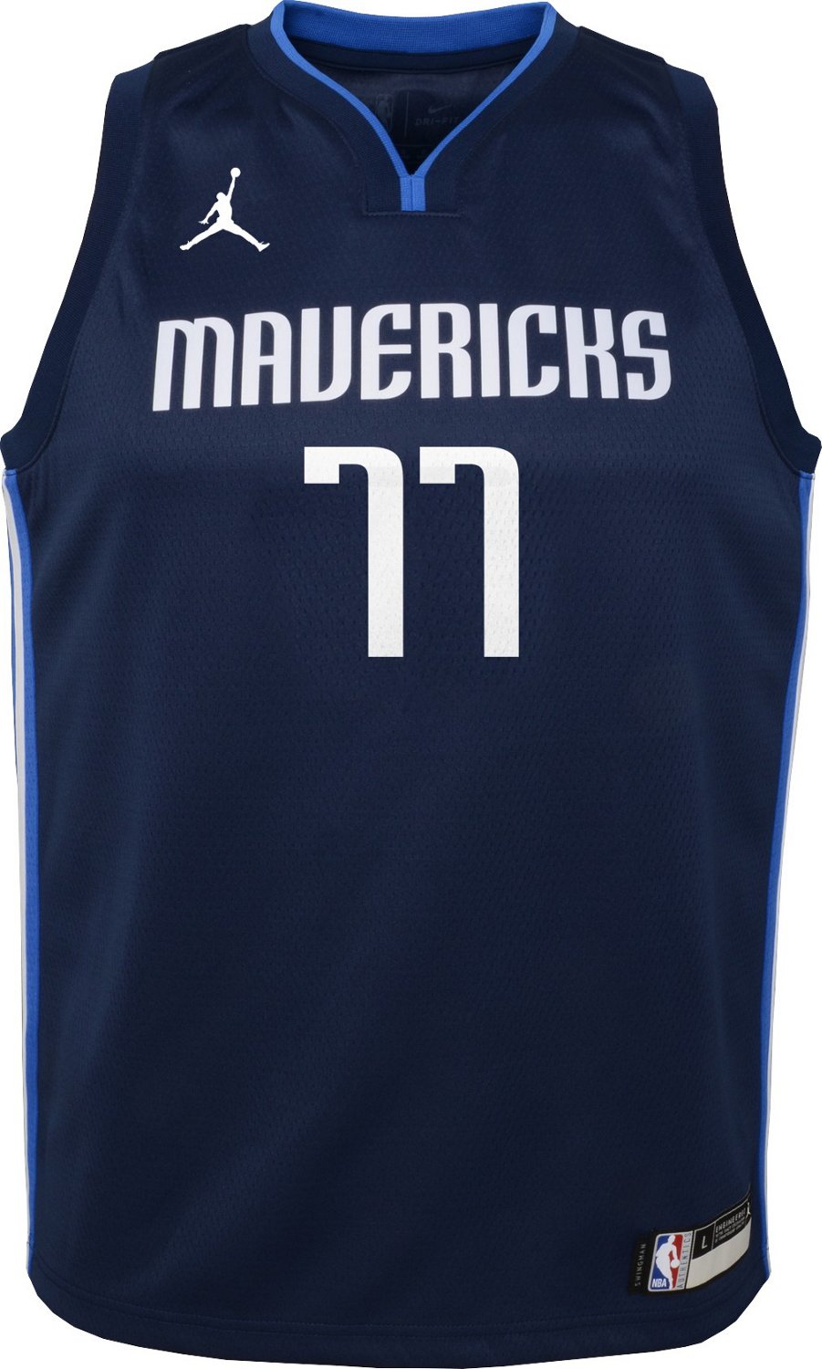 Jordans Youth Dallas Mavericks Luka Doncic Statement Swingman Jersey - vstockx