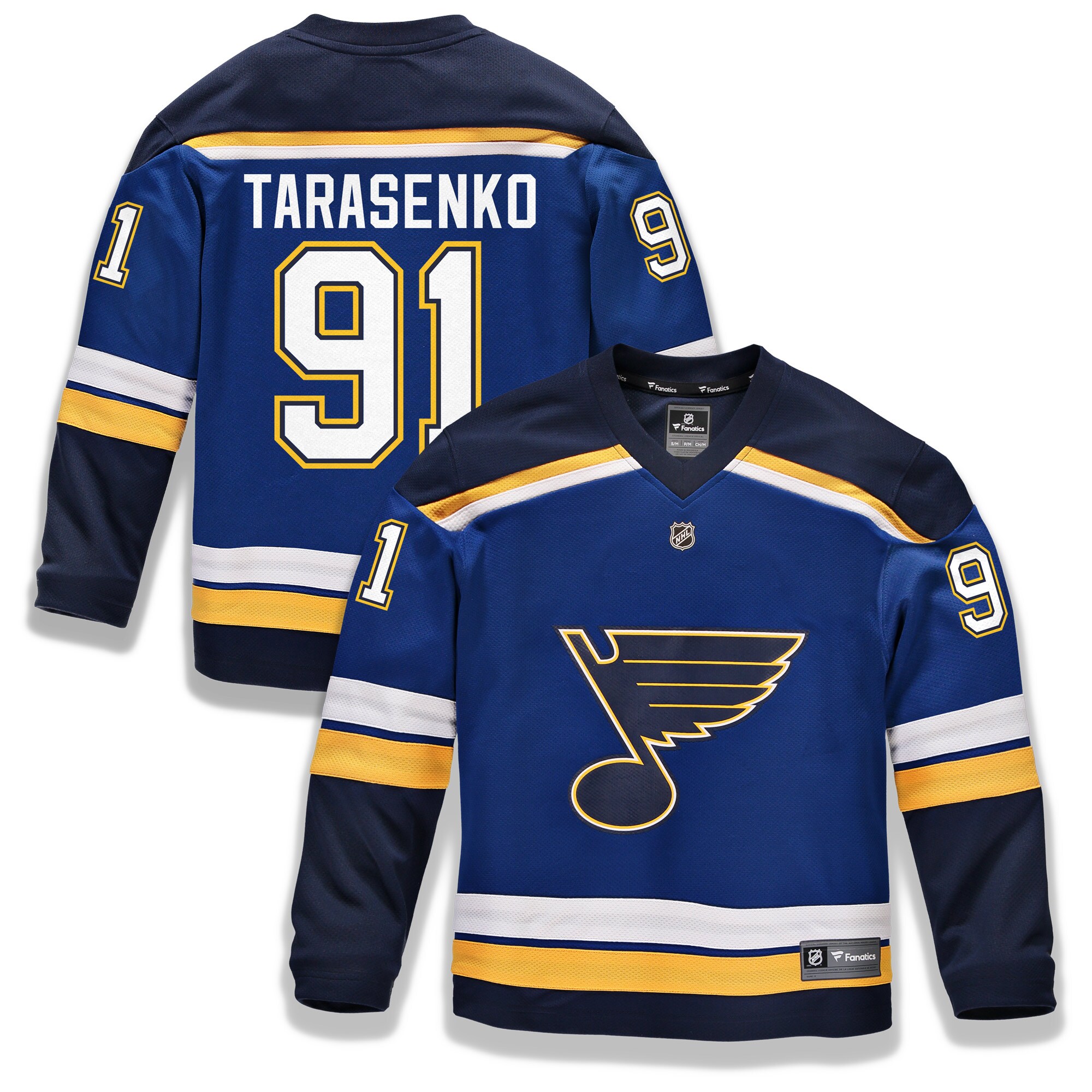 Vladimir Tarasenko St. Louis Blues Fanatics Branded Youth Replica Player Jersey - Blue - vstockx