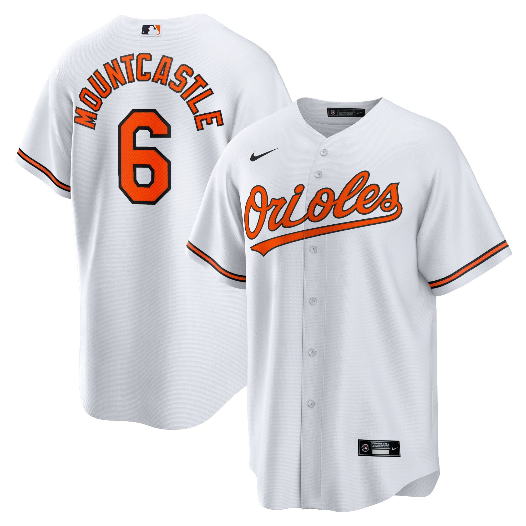 Ryan Mountcastle Baltimore Orioles Nike Replica Player Jersey - White - vstockx