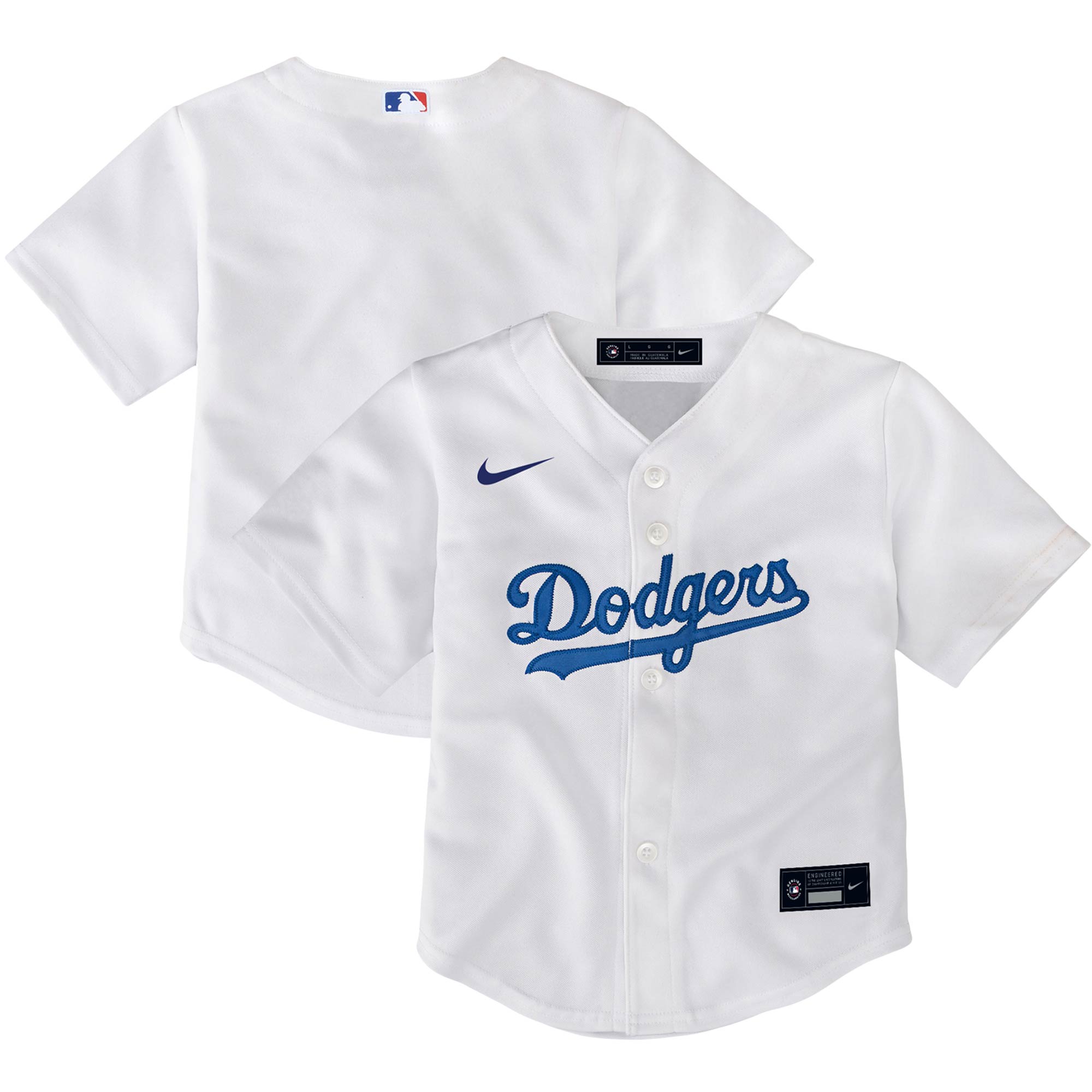 Los Angeles Dodgers Nike Toddler Home Replica Team Jersey - White - vstockx