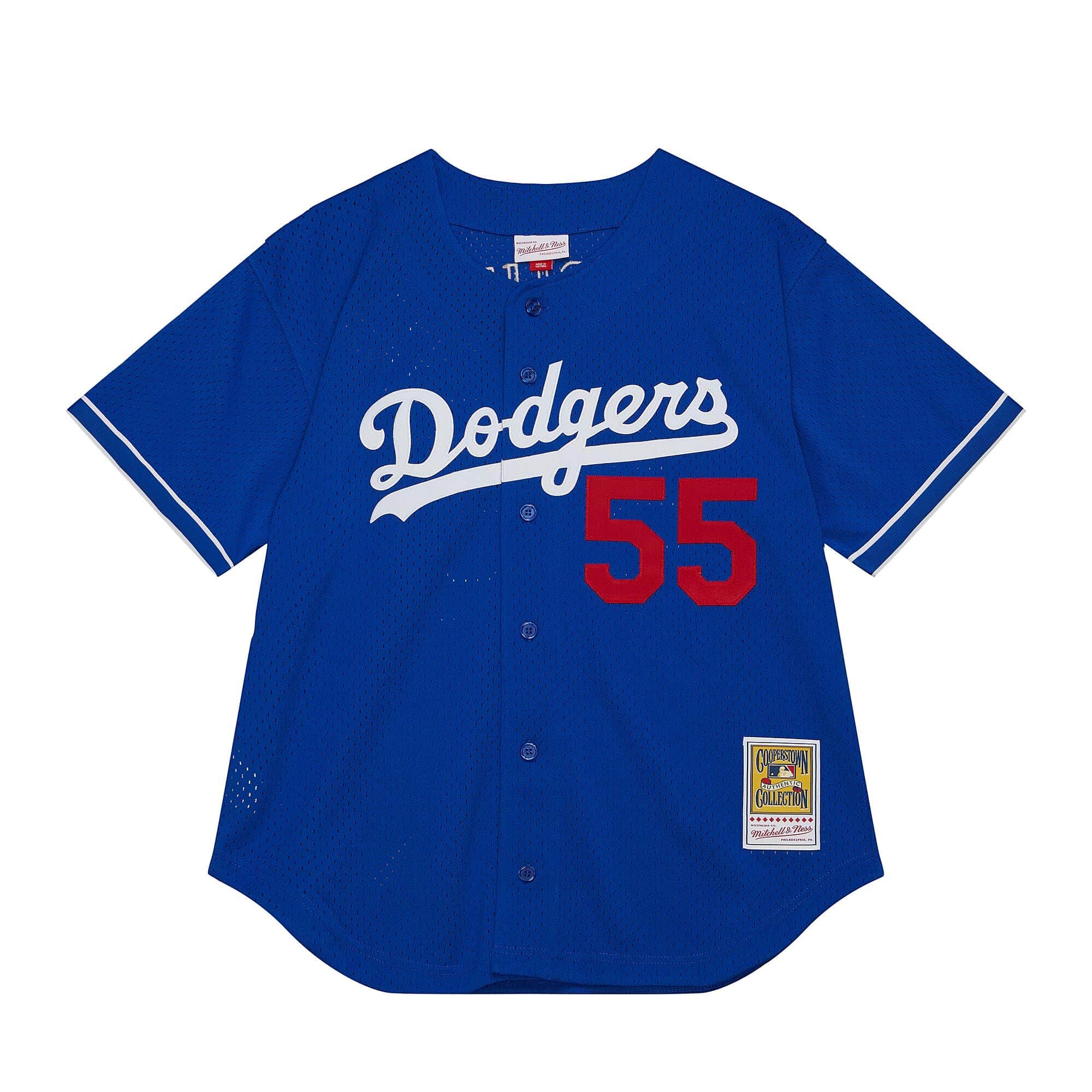 Authentic Orel Hershiser Los Angeles Dodgers 2000 BP Jersey - vstockx