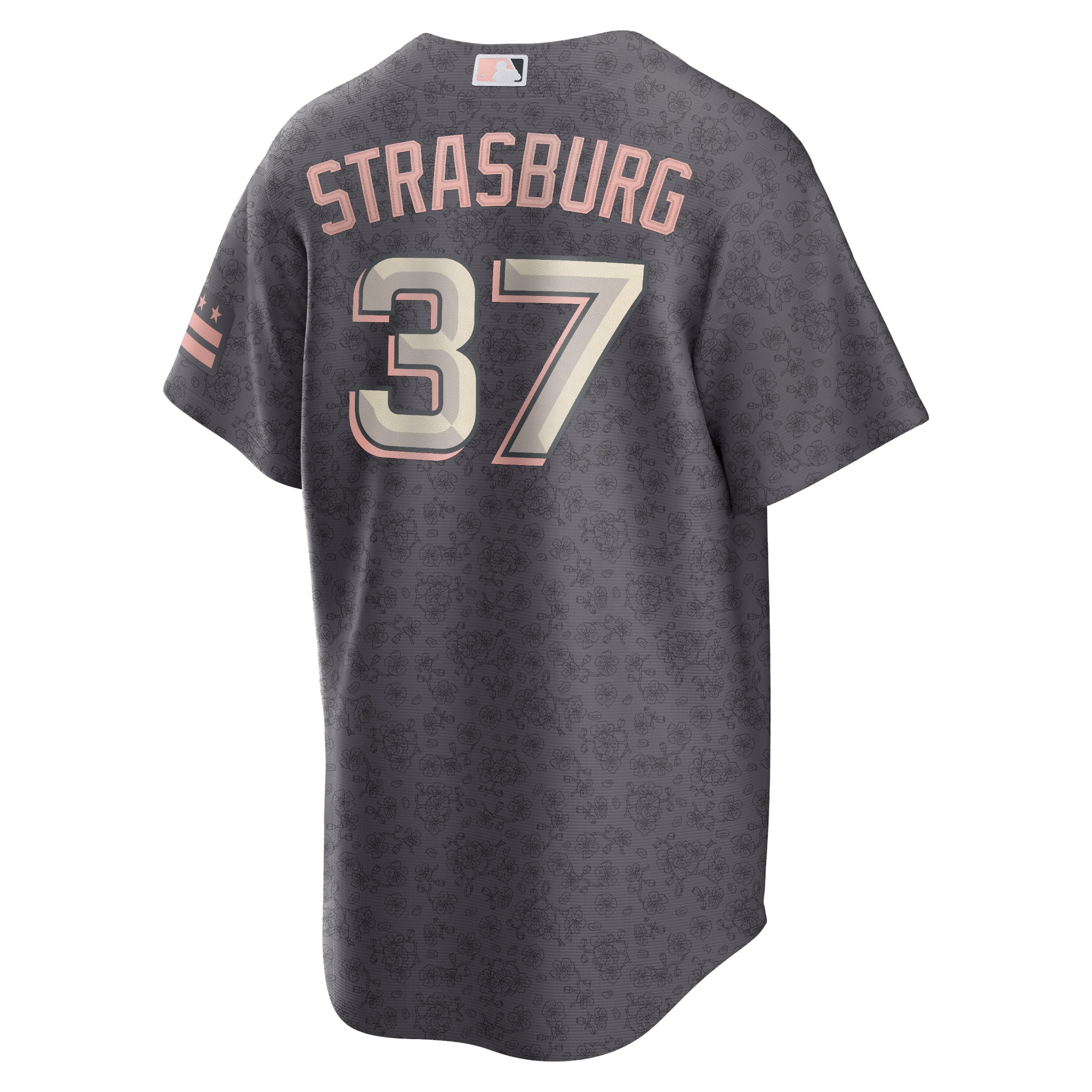 Stephen Strasburg Washington Nationals Nike City Connect Replica Player Jersey - Charcoal - vstockx