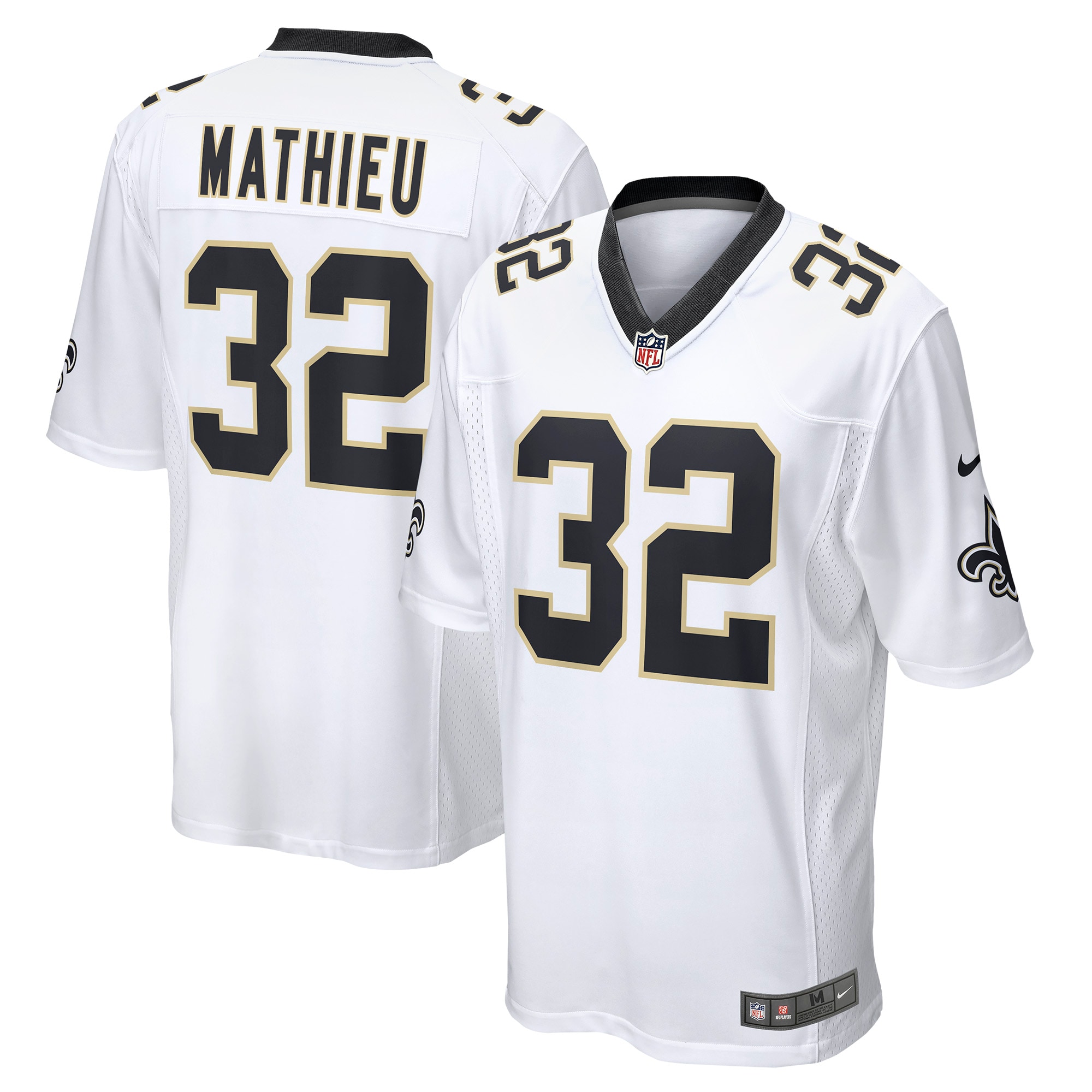 Tyrann Mathieu New Orleans Saints Nike Game Jersey - White - vstockx