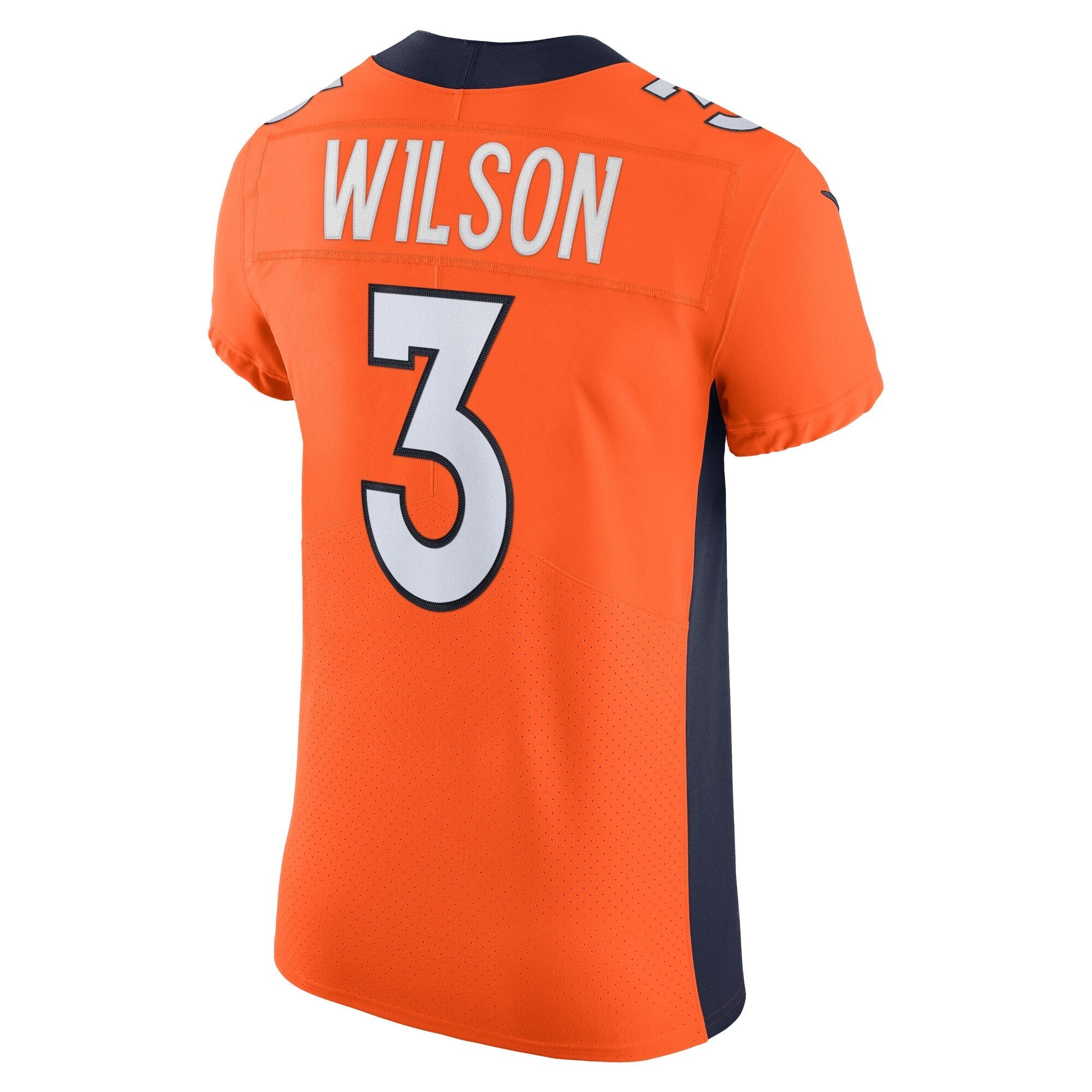 Men's Nike Russell Wilson Orange Denver Broncos Vapor Elite Jersey - vstockx