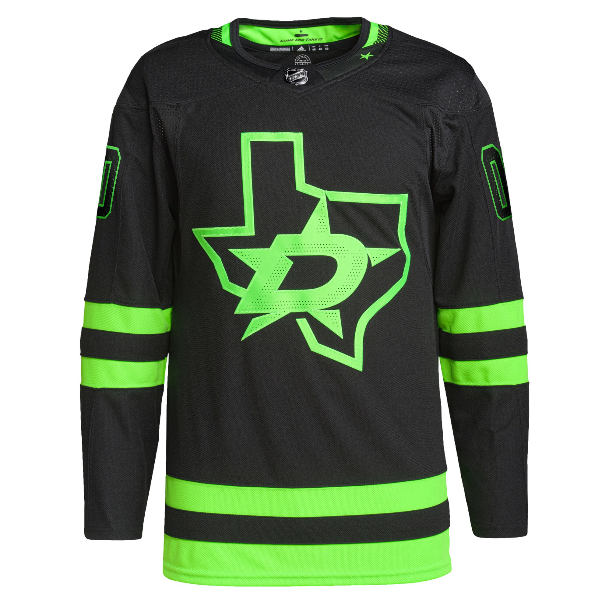 Dallas Stars adidas Alternate Primegreen Authentic Pro Custom Jersey - Black - vstockx