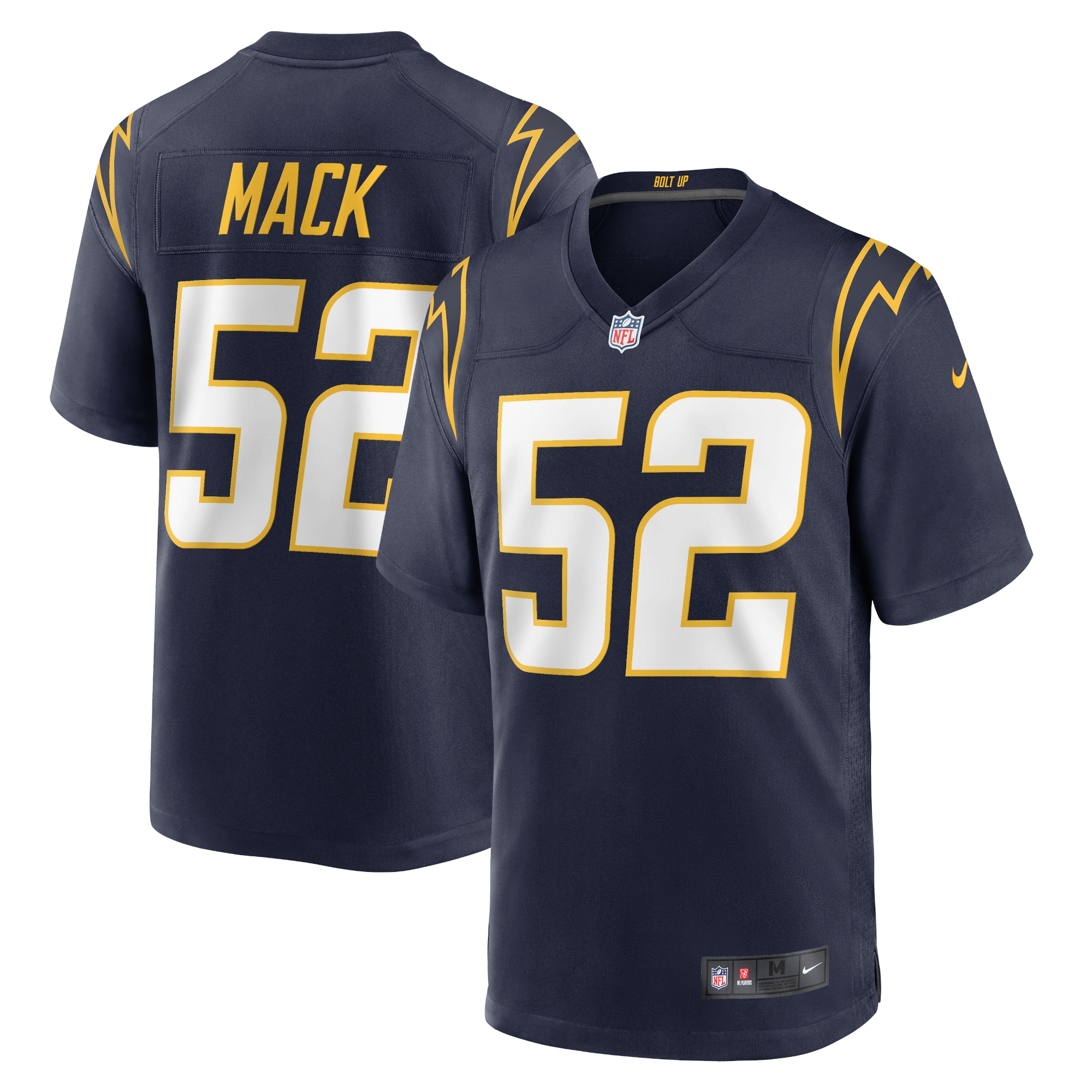 Khalil Mack Los Angeles Chargers Nike Alternate Game Jersey - Navy - vstockx
