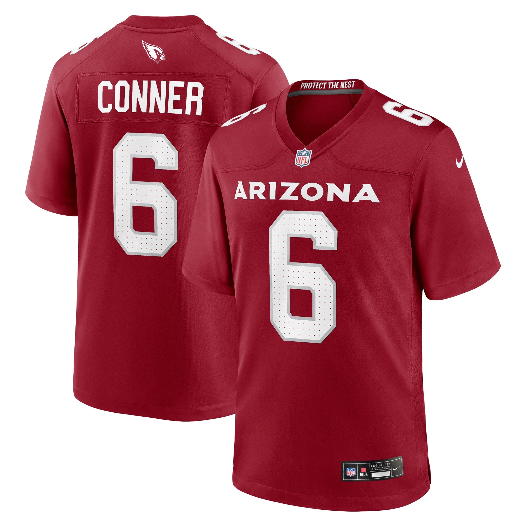 Men's Nike James Conner Cardinal Arizona Cardinals Home Game Jersey - vstockx