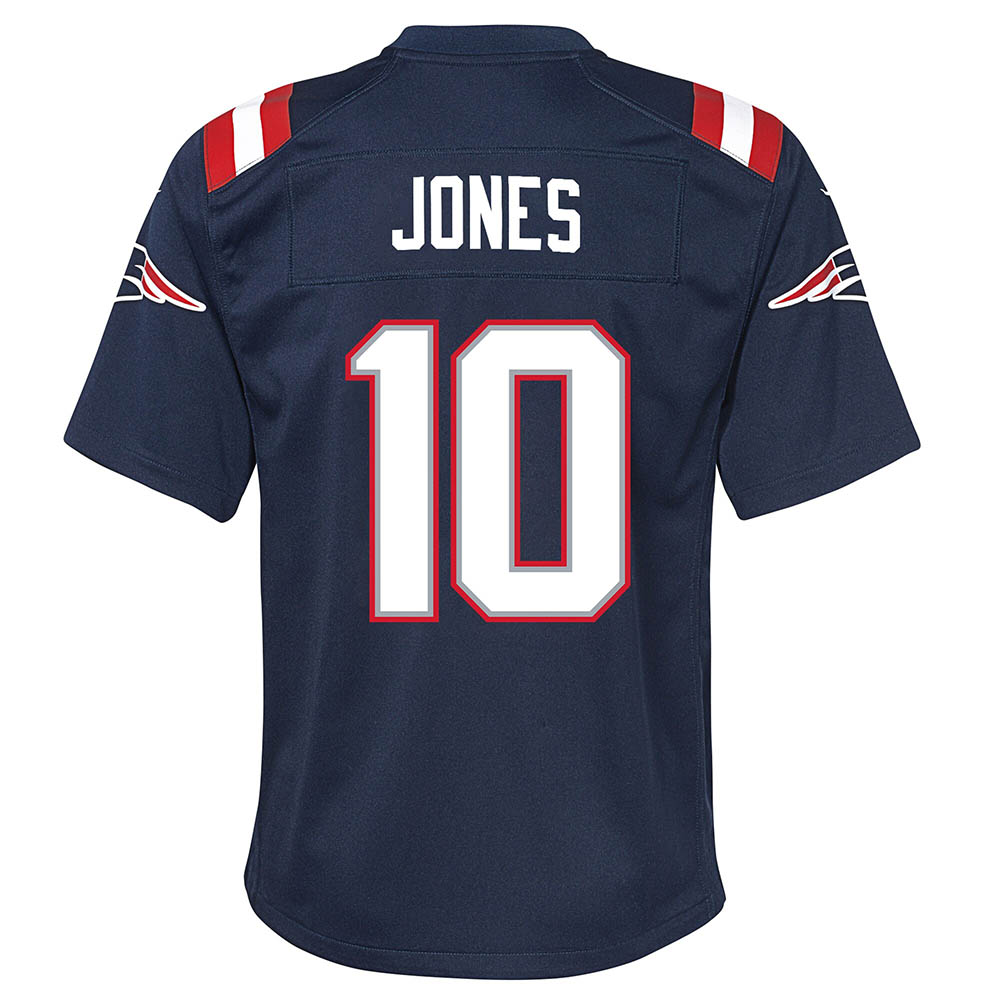 Youth New England Patriots Mac Jones Game Jersey Navy - vstockx