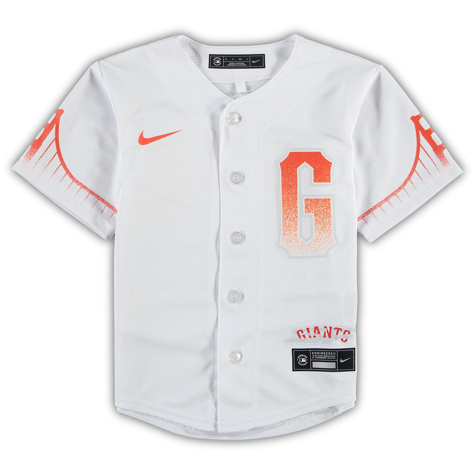 Preschool Nike White San Francisco Giants MLB City Connect Replica Team Jersey - vstockx