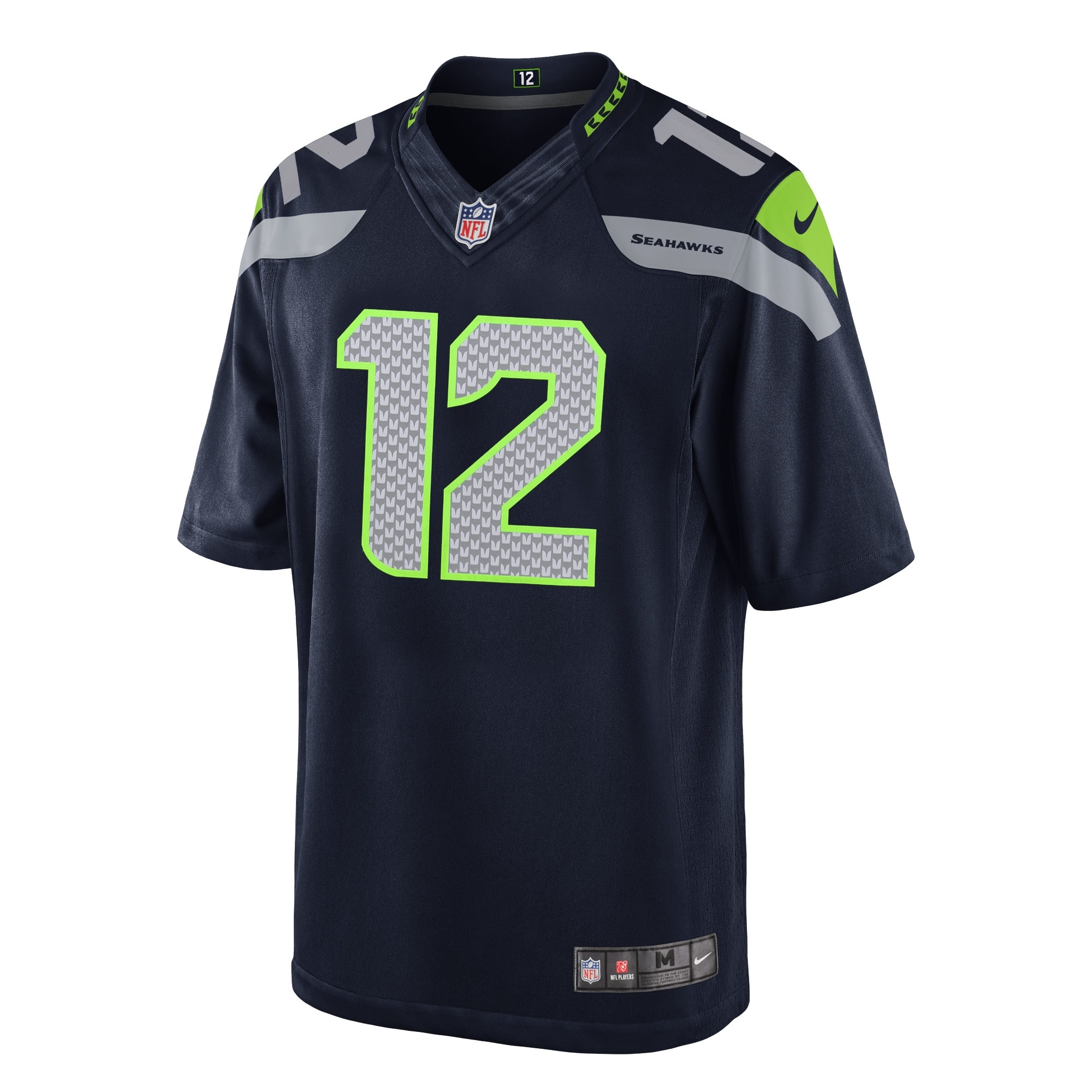 12th Fan Seattle Seahawks Nike Youth Game Jersey - Navy - vstockx