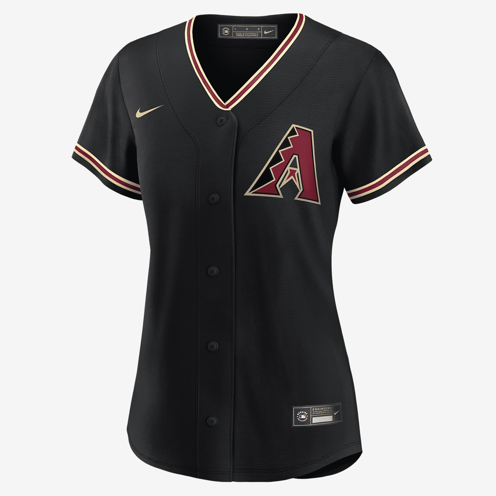 MLB Arizona Diamondbacks Women's Replica Baseball Jersey - Black - vstockx