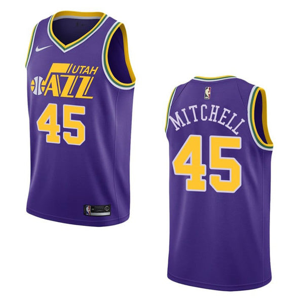 Men's Utah Jazz Donovan Mitchell Icon Edition Jersey - Purple - vstockx