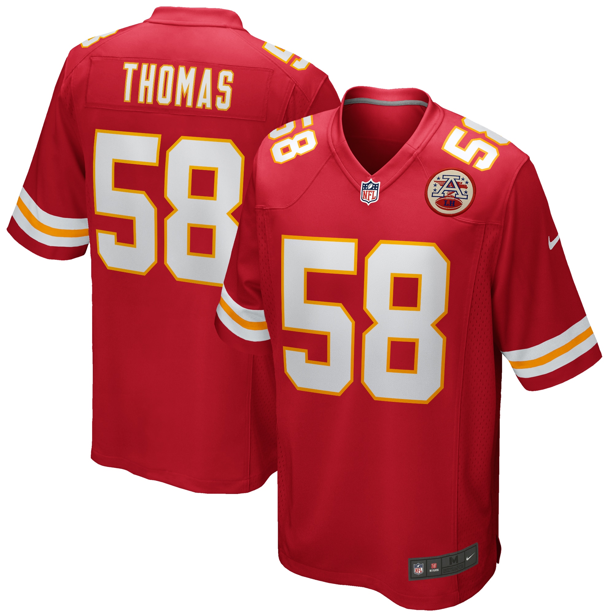 Derrick Thomas Kansas City Chiefs Nike Game Retired Player Jersey - Red - vstockx