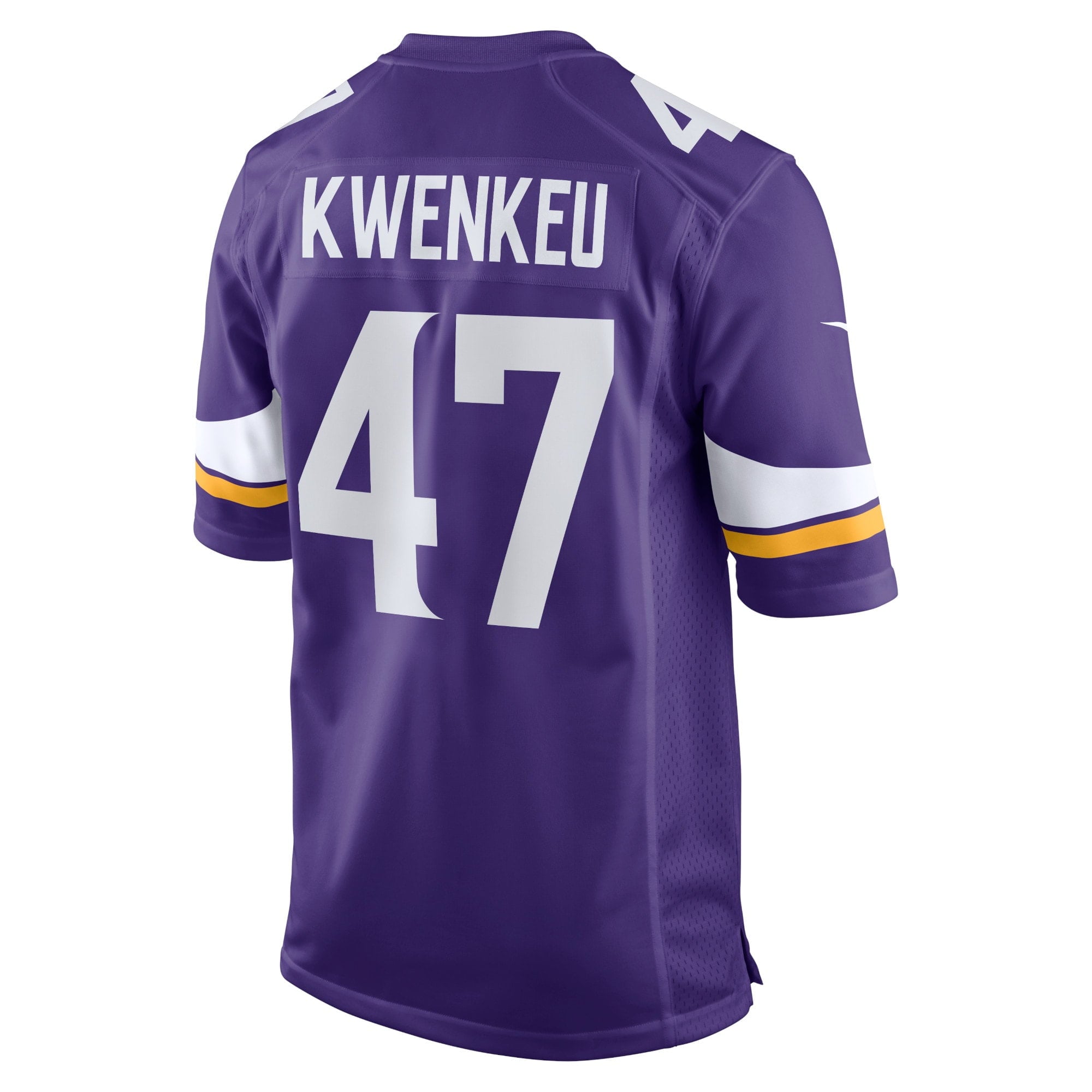 Men's Nike William Kwenkeu Purple Minnesota Vikings Home Game Player Jersey - vstockx