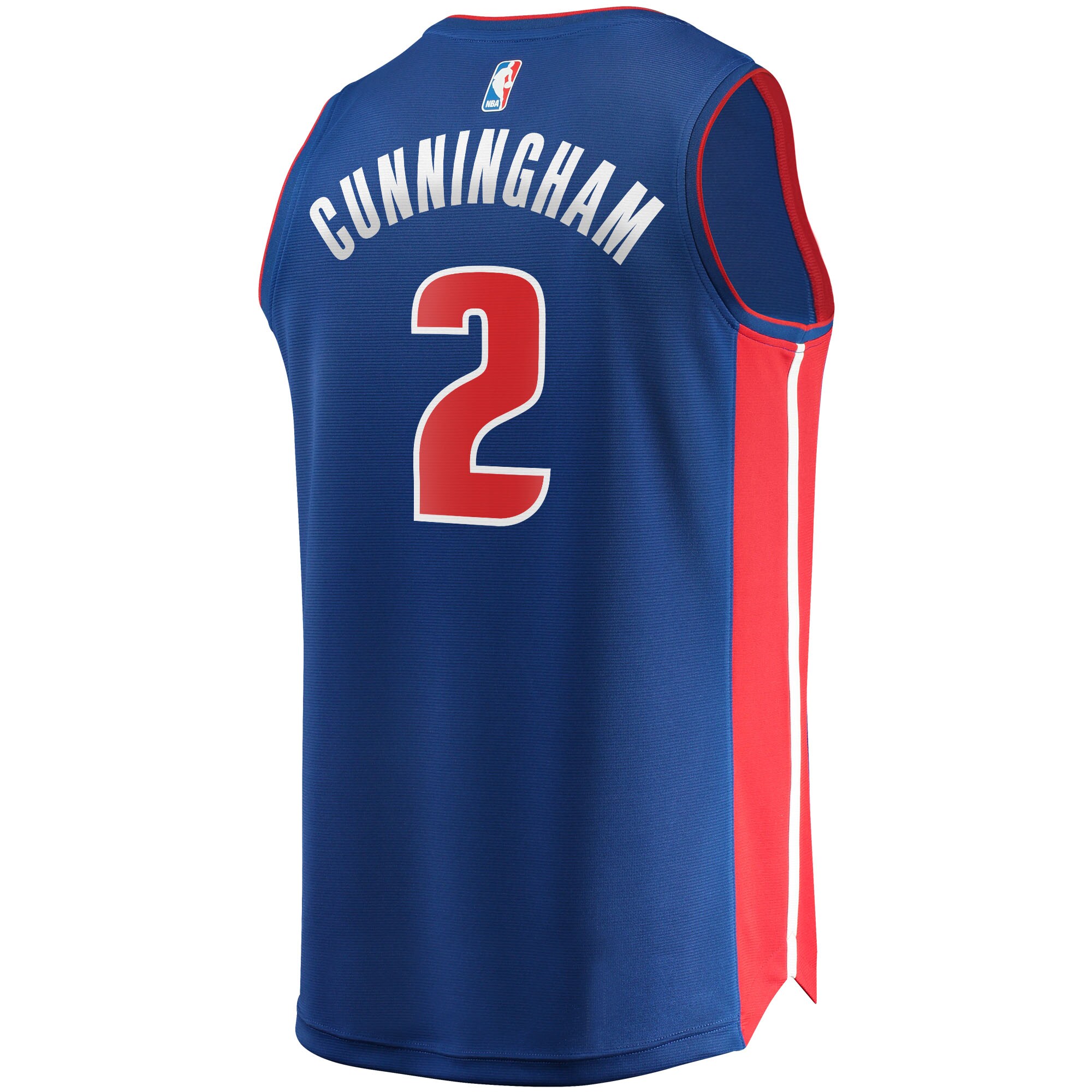 Cade Cunningham Detroit Pistons Fanatics Branded 2021/22 Fast Break Replica Jersey - Icon Edition - Blue - vstockx