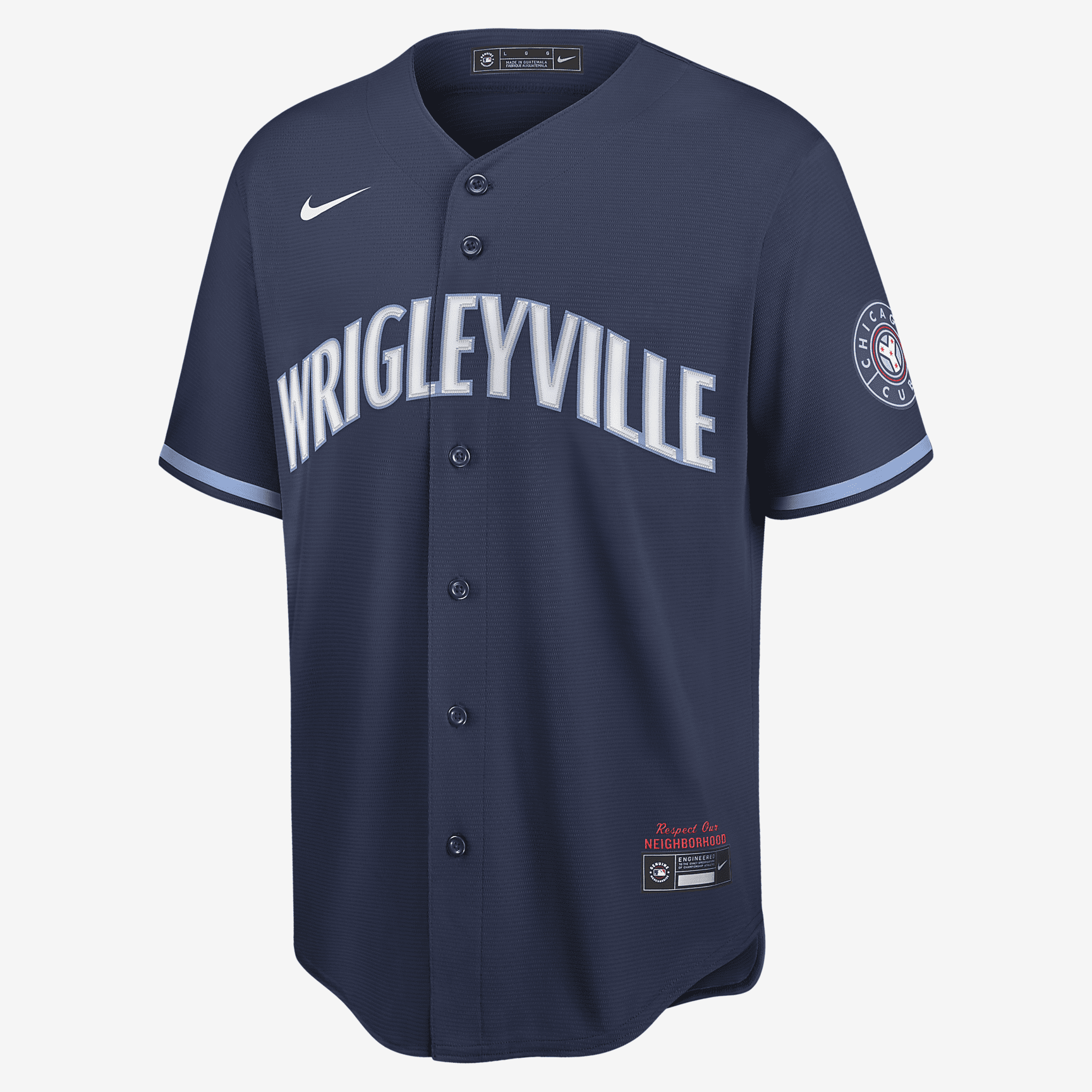 MLB Chicago Cubs City Connect Men's Replica Baseball Jersey - Deep Royal Blue - vstockx