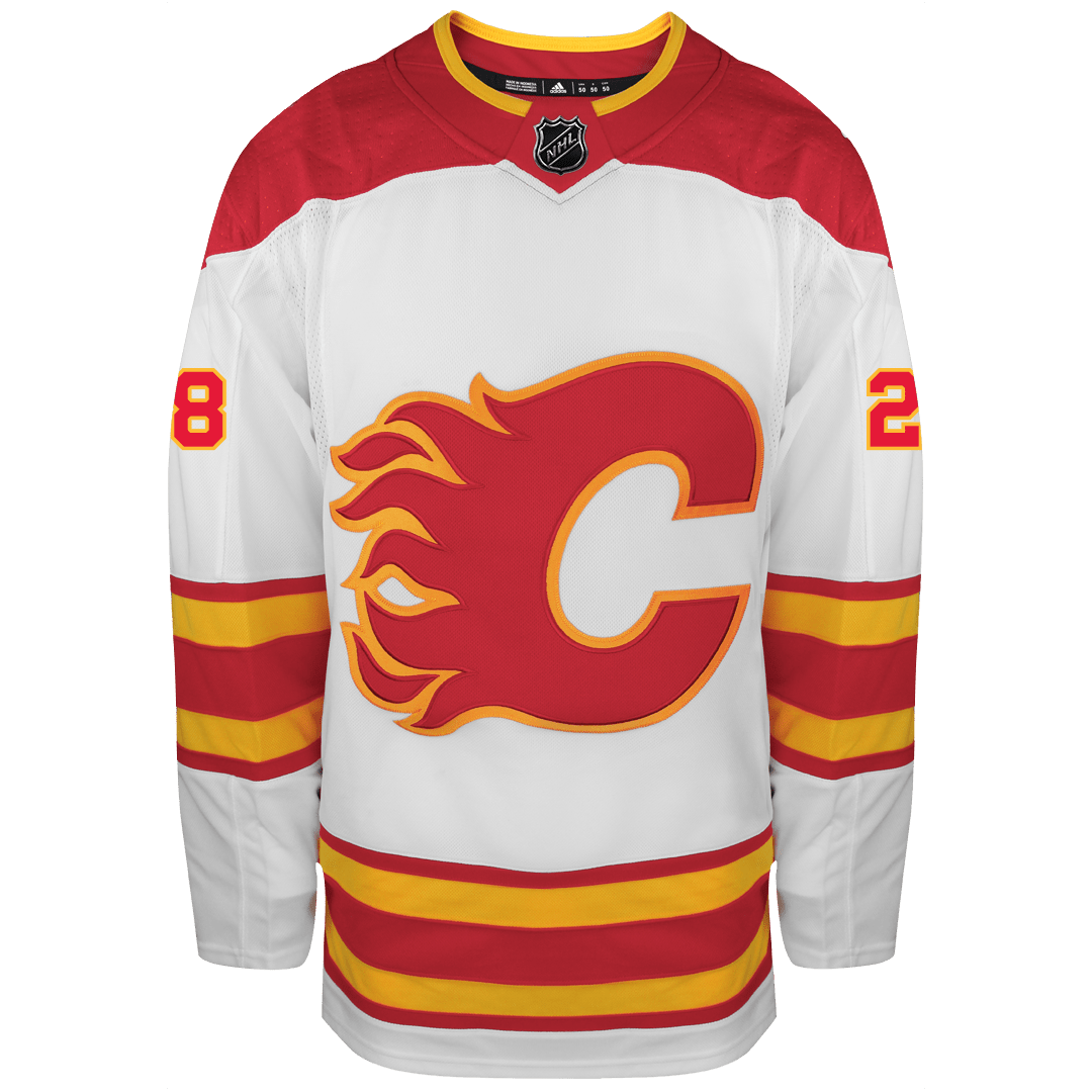 Elias Lindholm Calgary Flames Adidas Primegreen Authentic NHL Hockey Jersey - vstockx