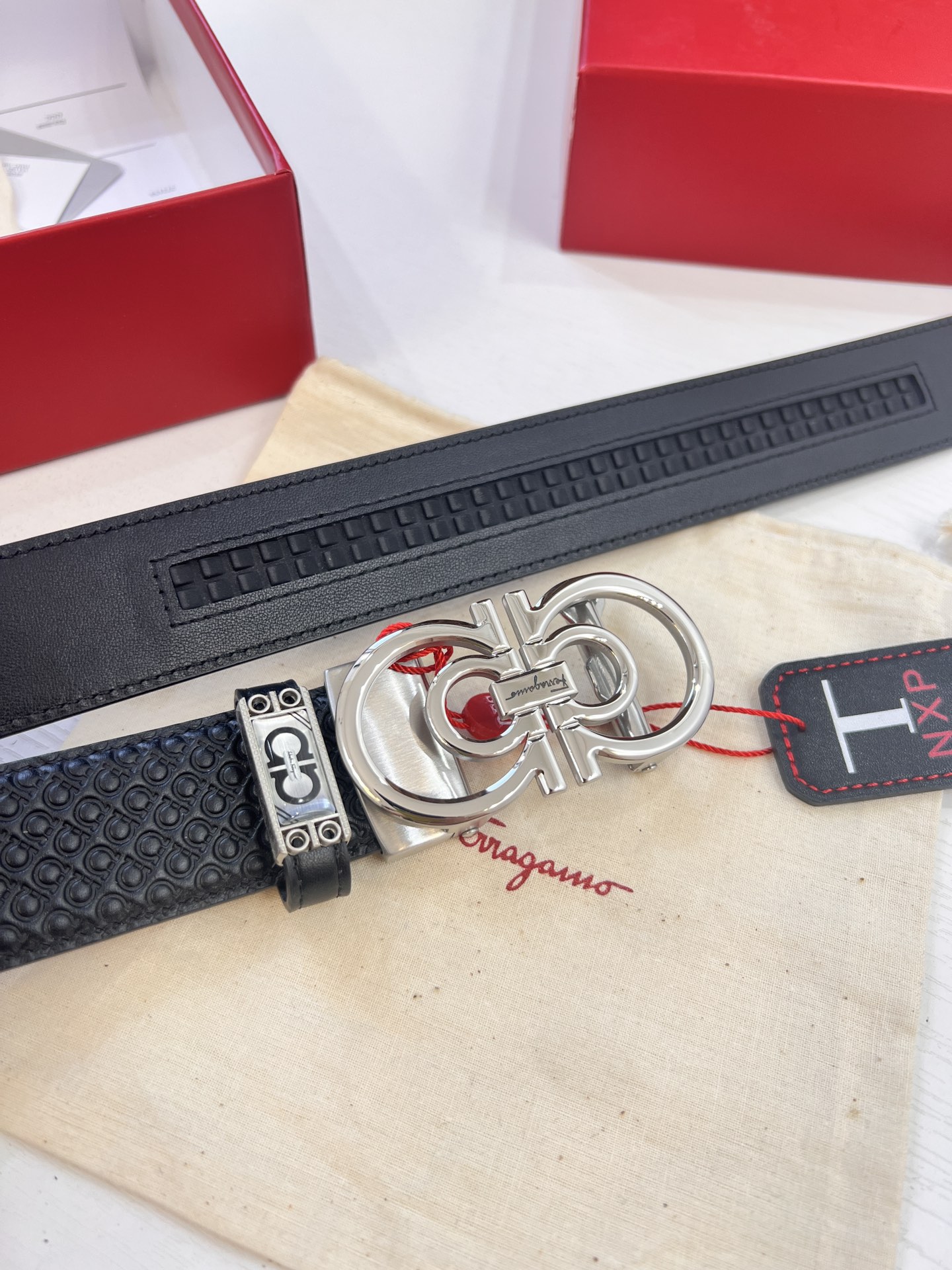 Streetwear Belt Ferragamo 320361 size:3.5cm - vstockx