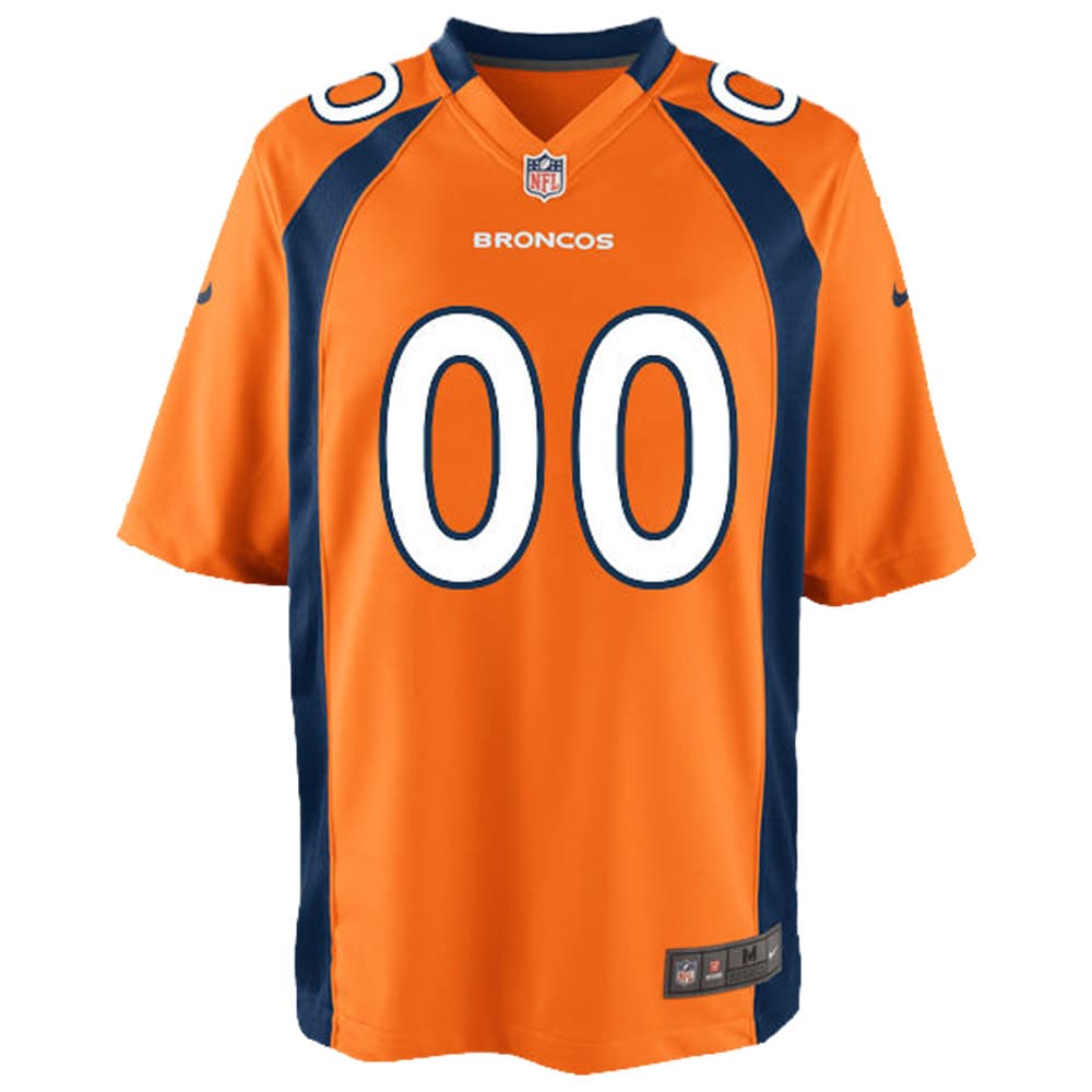 Denver Broncos Nike Youth Custom Game Jersey - Orange - vstockx