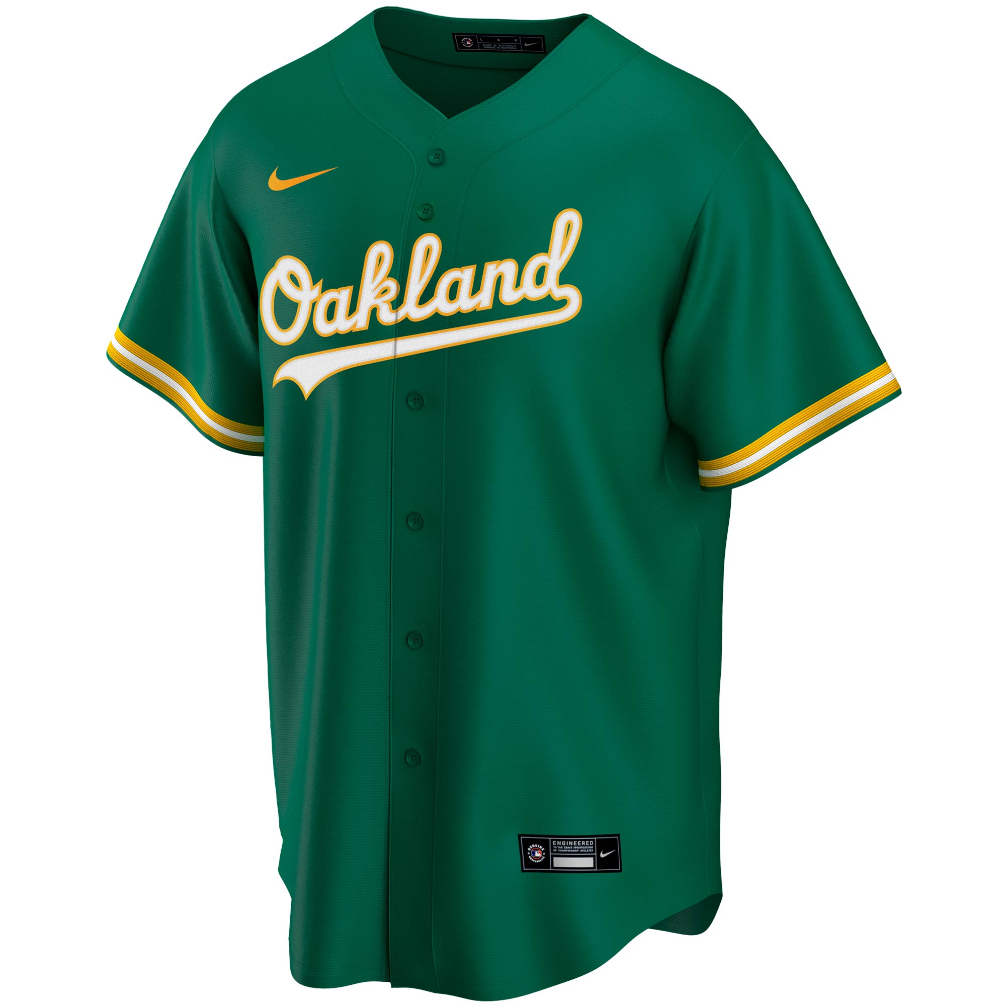 Matt Chapman Oakland Athletics Nike Youth Alternate Replica Player Jersey - Kelly Green - vstockx