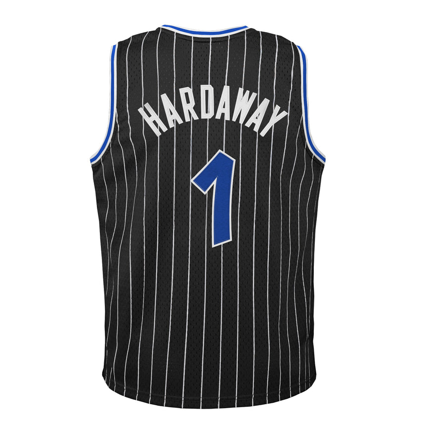 Youth Orlando Magic Anfernee Penny Hardaway Mitchell & Ness NBA Black Hardwood Classic Swingman Jersey - vstockx