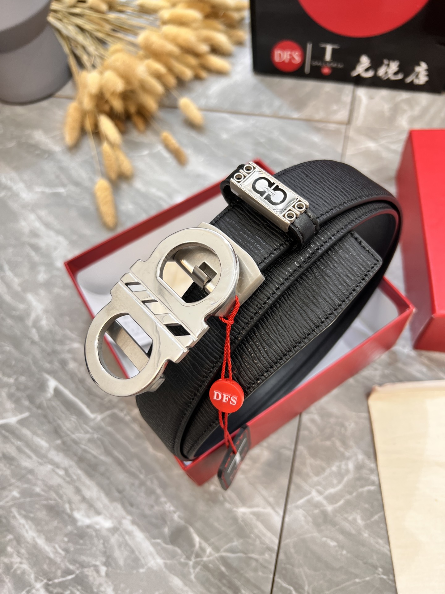 Streetwear Belt Ferragamo 319870 size:3.5cm - vstockx