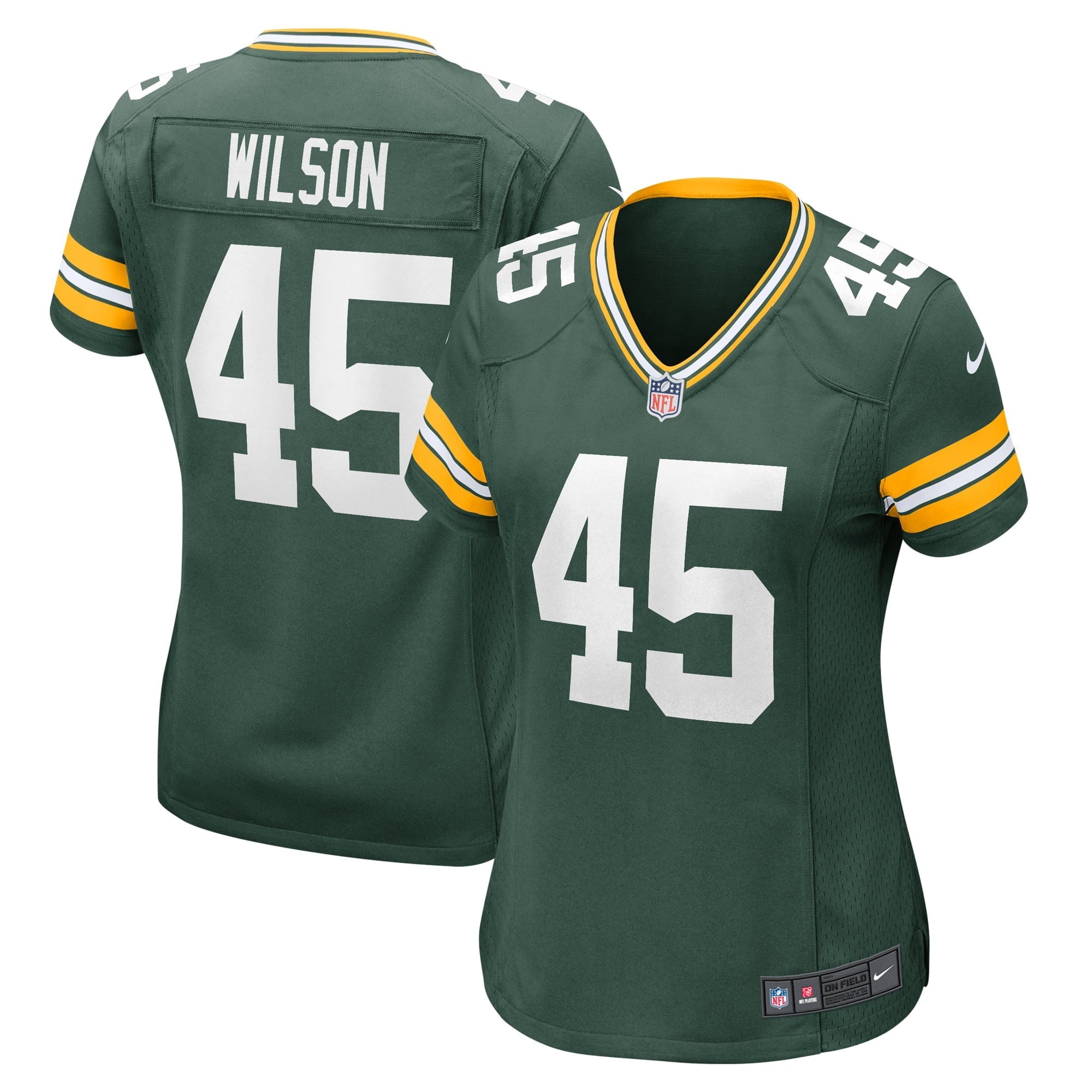Women's Nike Eric Wilson Green Green Bay Packers Home Game Player Jersey - vstockx