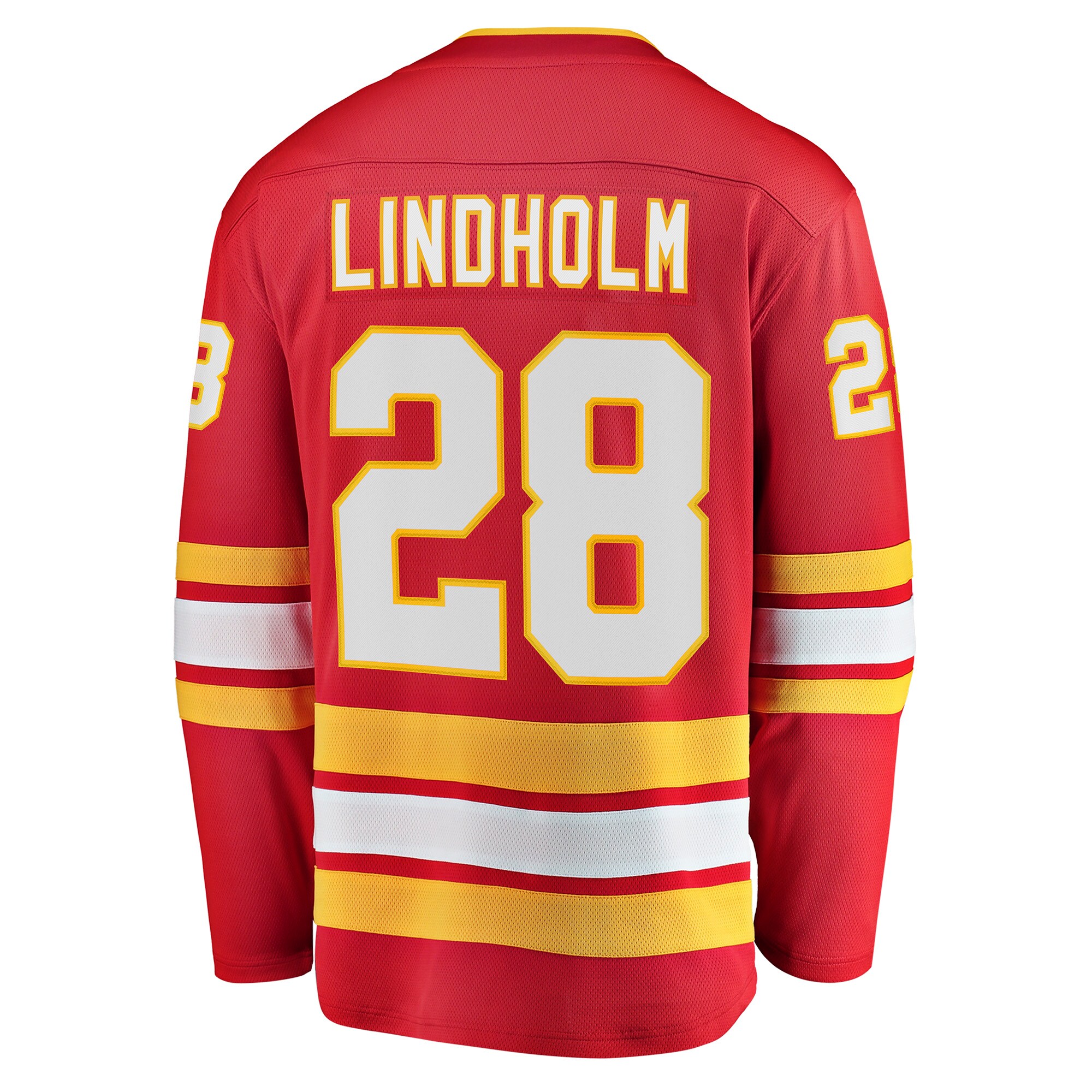 Elias Lindholm Calgary Flames Fanatics Branded Home Team Breakaway Player Jersey - Red - vstockx