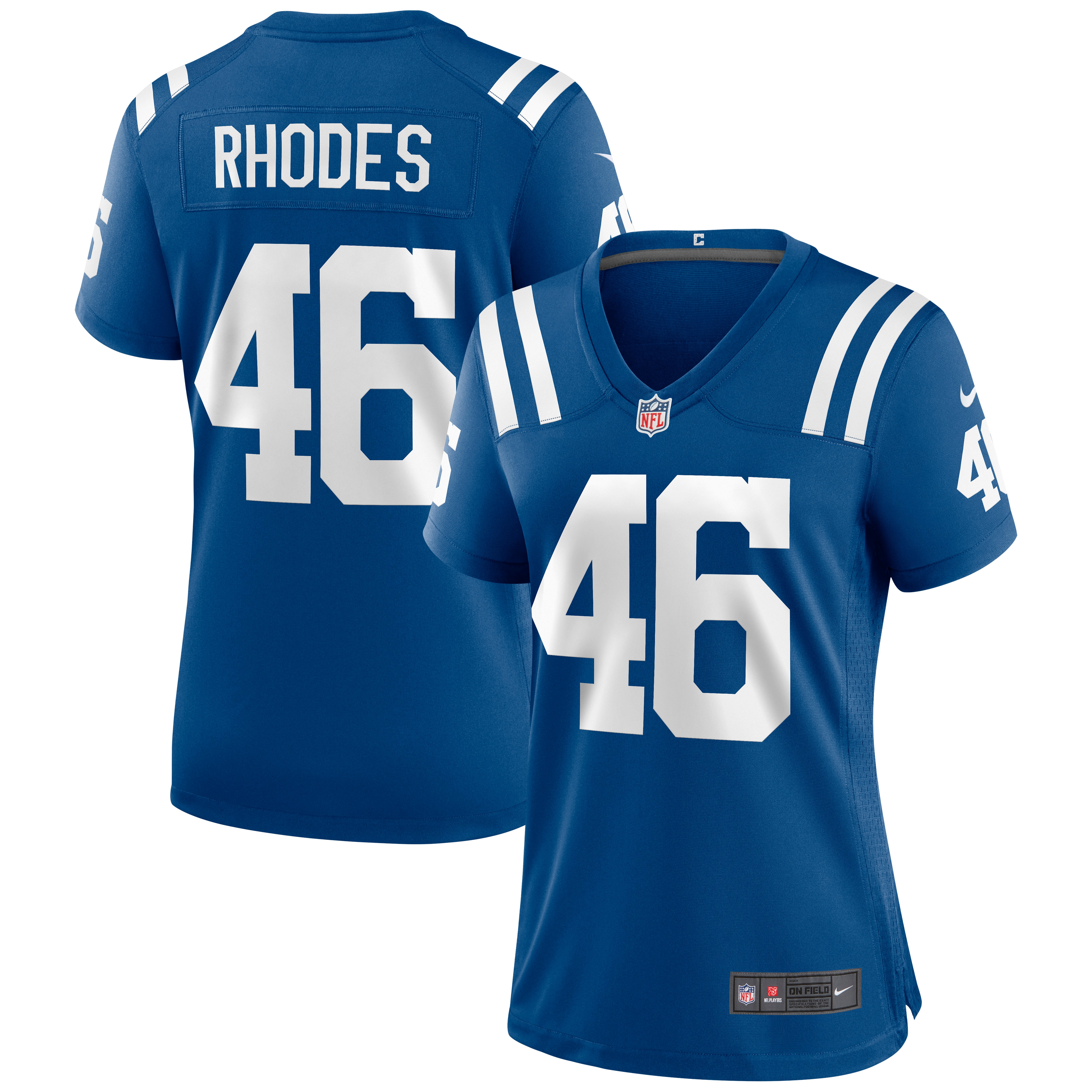 Luke Rhodes Indianapolis Colts Nike Women's Game Jersey - Royal - vstockx