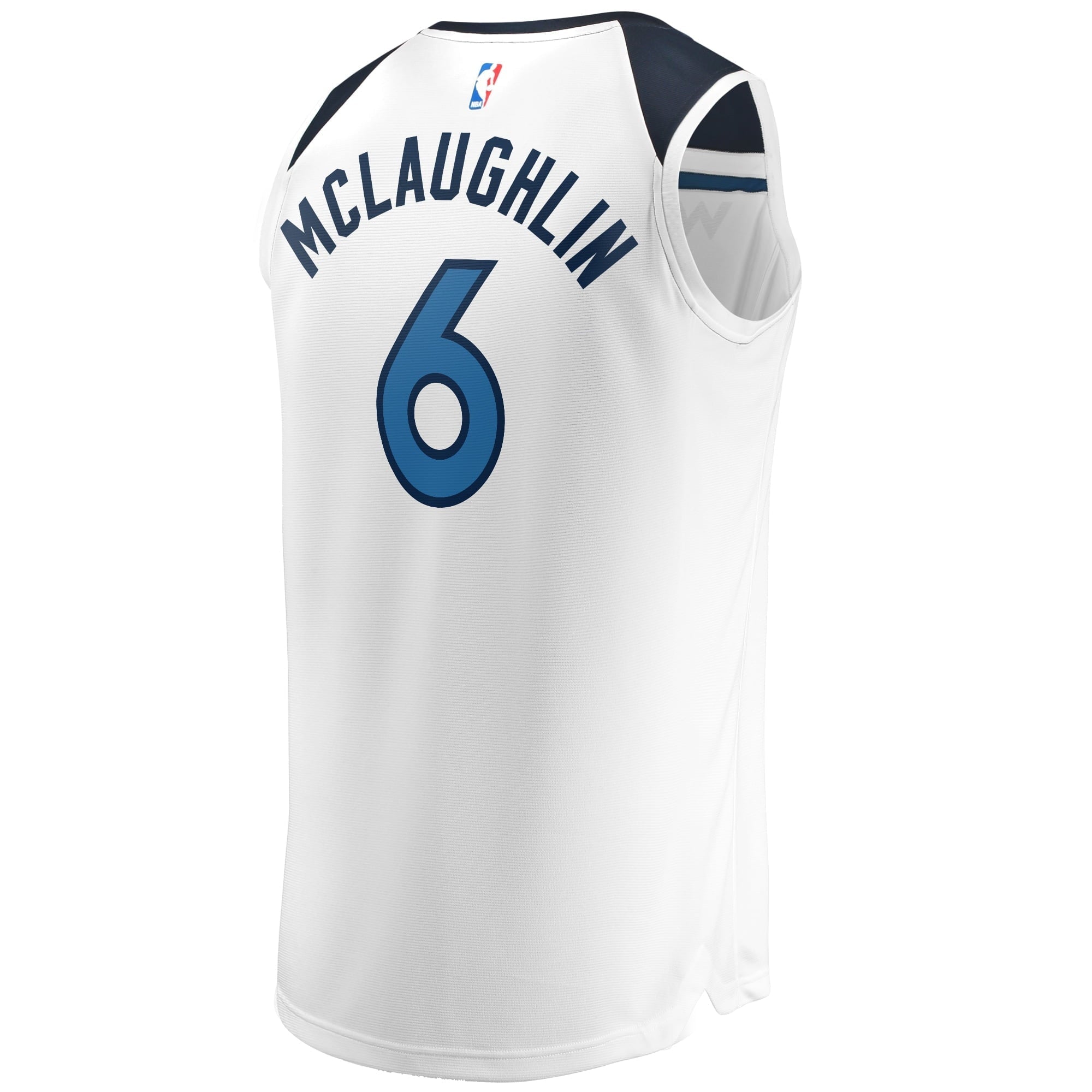 Men's Fanatics Branded Jordans McLaughlin White Minnesota Timberwolves Fast Break Player Jersey - Association Edition - vstockx