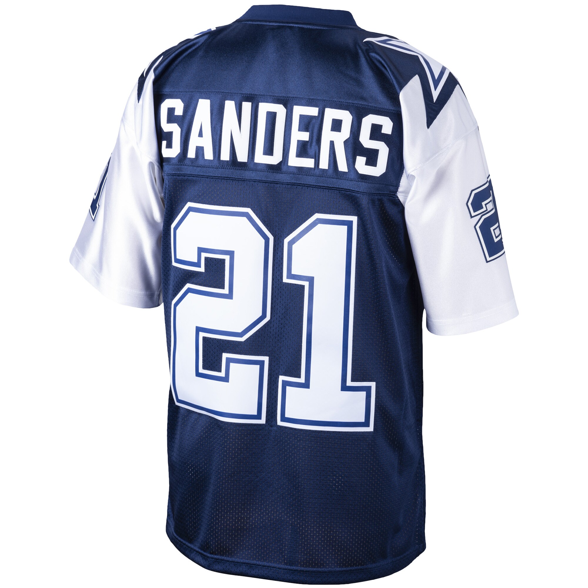Deion Sanders Dallas Cowboys Mitchell & Ness Big & Tall 1995 Retired Player Replica Jersey - Navy - vstockx