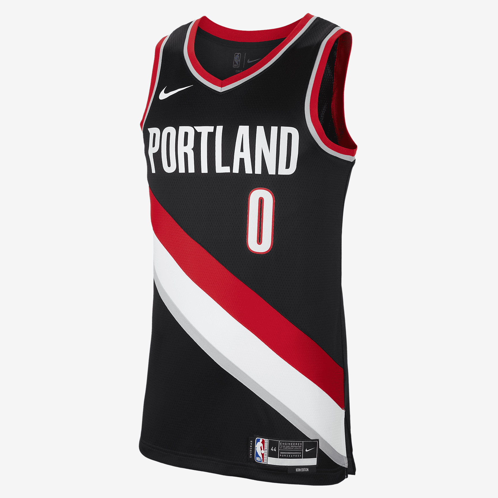 Portland Trail Blazers Icon Edition 2022/23 Nike Dri-FIT NBA Swingman Jersey - Black - vstockx